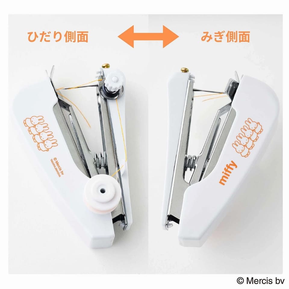 付録は「ミッフィー」のハンディミシン、MonoMaster 7月号。ホッチキス