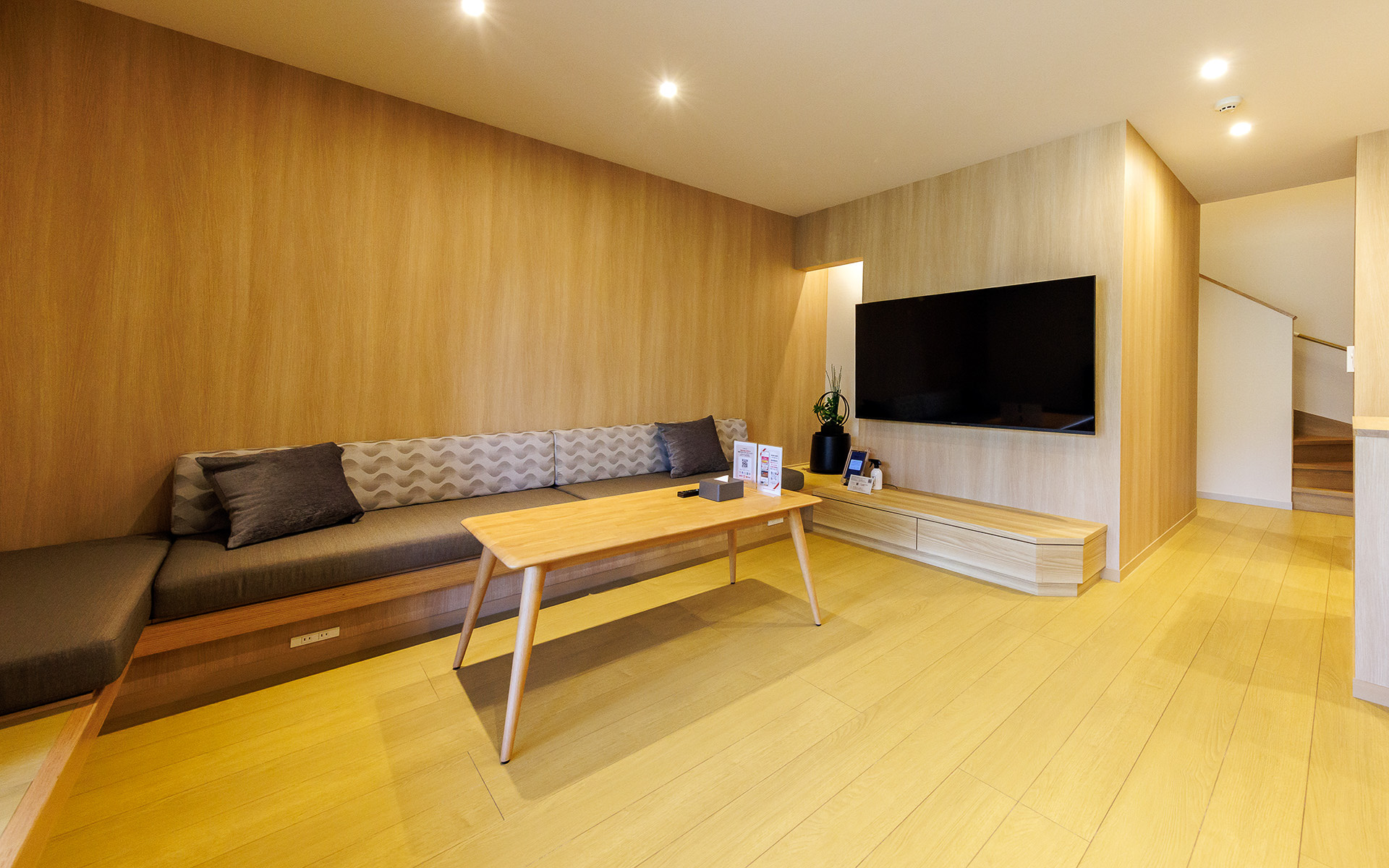 1階がリビング＆ダイニングスペース