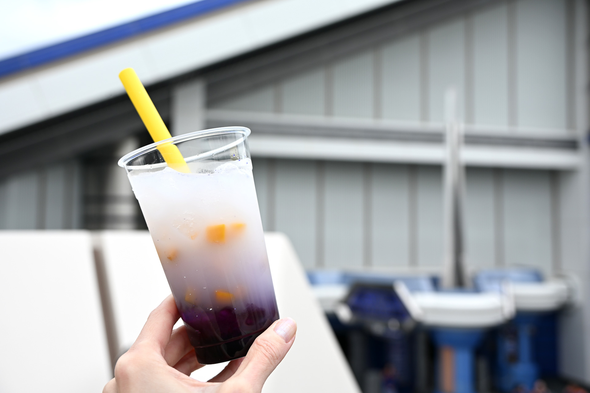 ギャラクティック・ブリーズ バタフライピーシロップ＆乳酸菌飲料、マンゴー（750円）