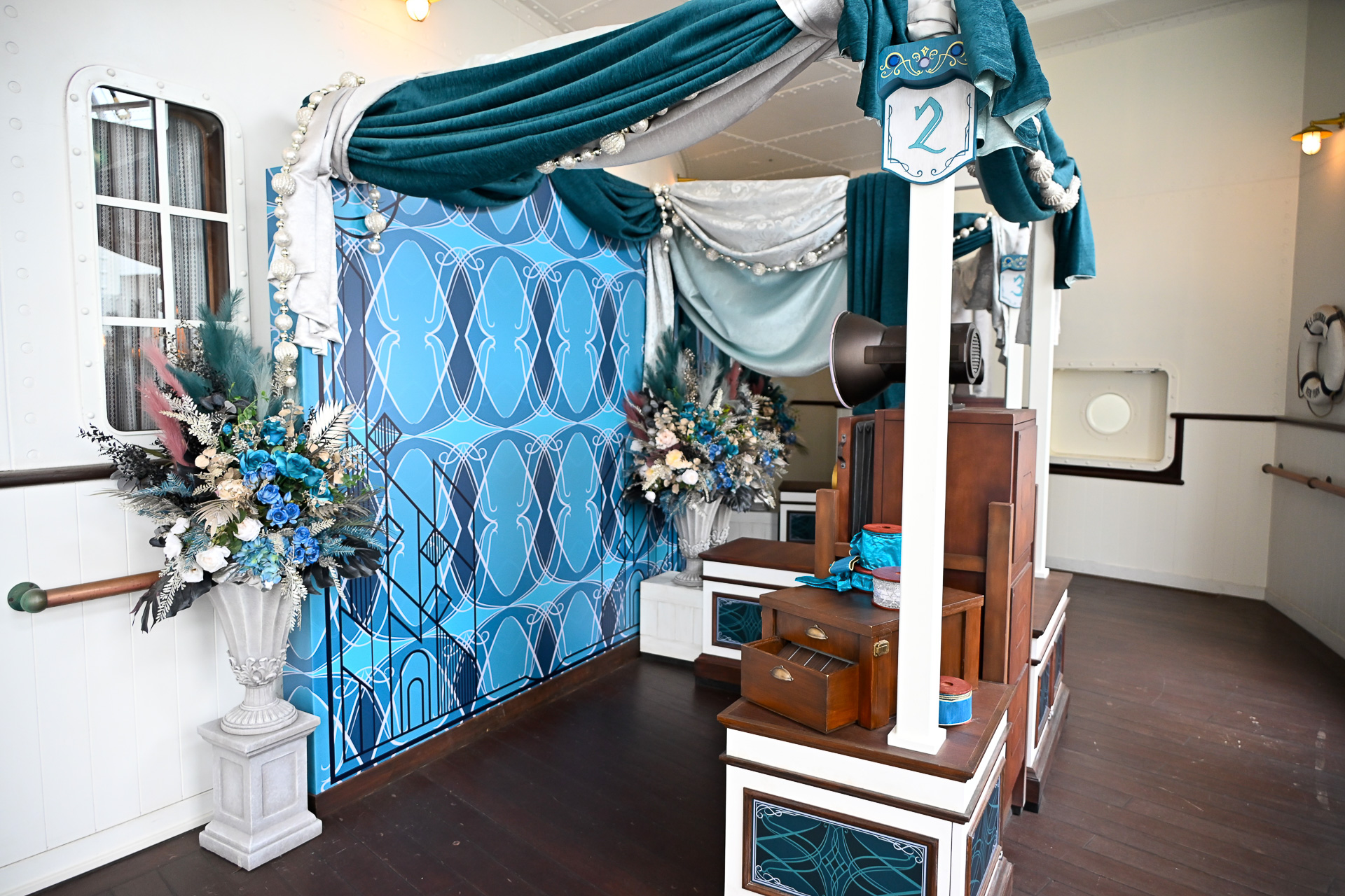 撮影ブースも用意。こちらで撮影が楽しめる