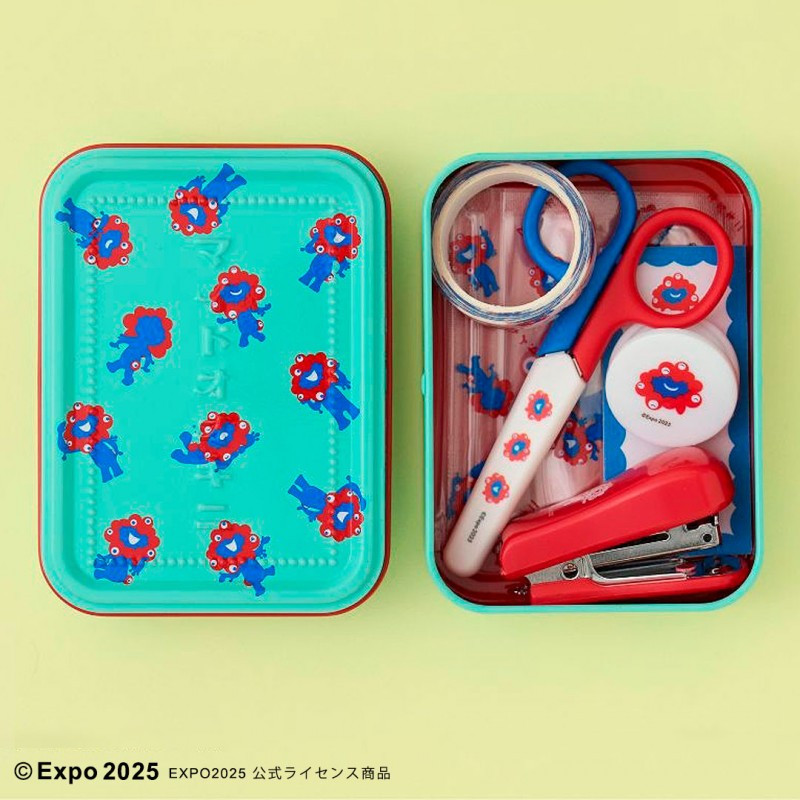 ミャクミャク×マイドオオキニ缶が文具セットとして復活！