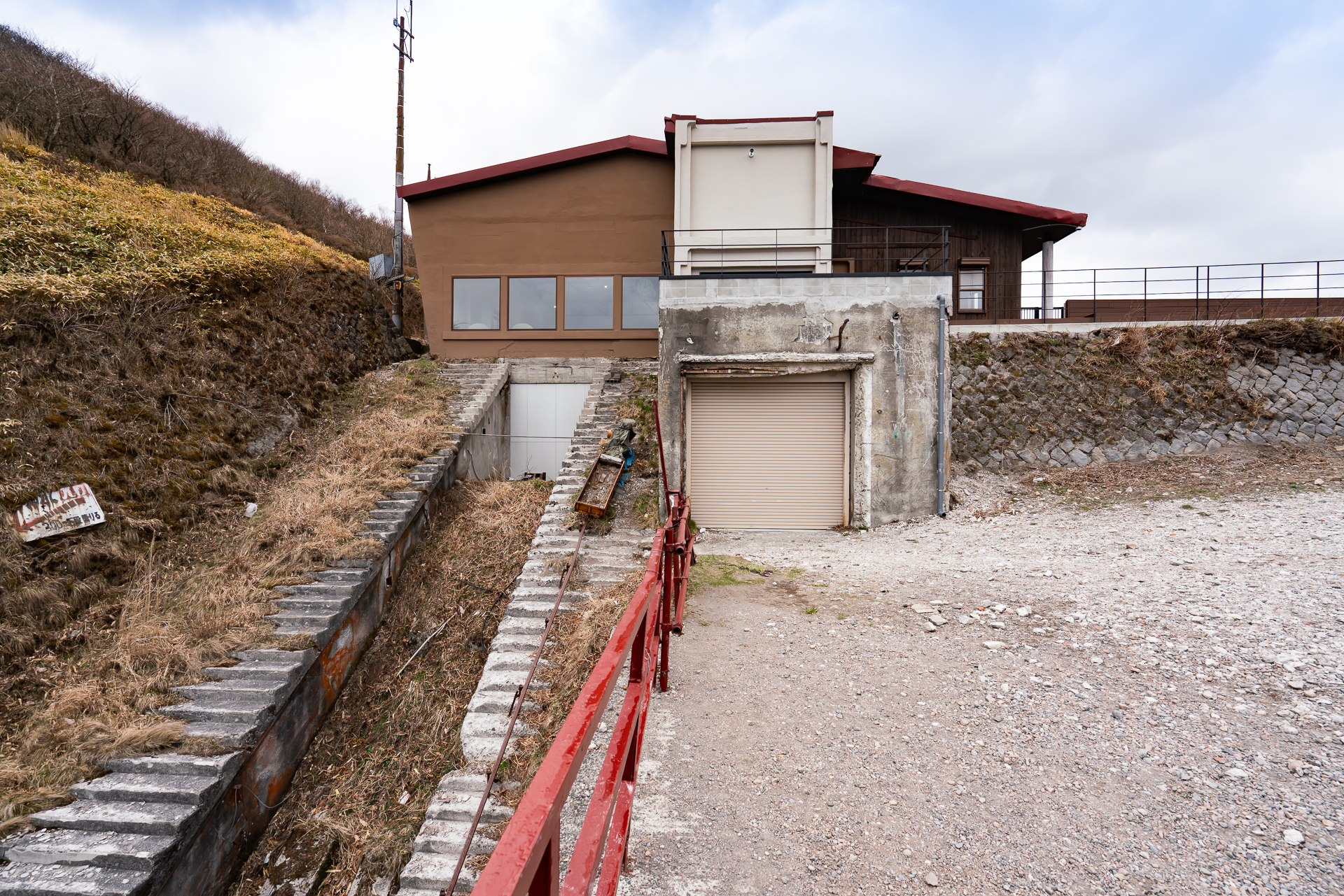 ケーブルカーの名残があった