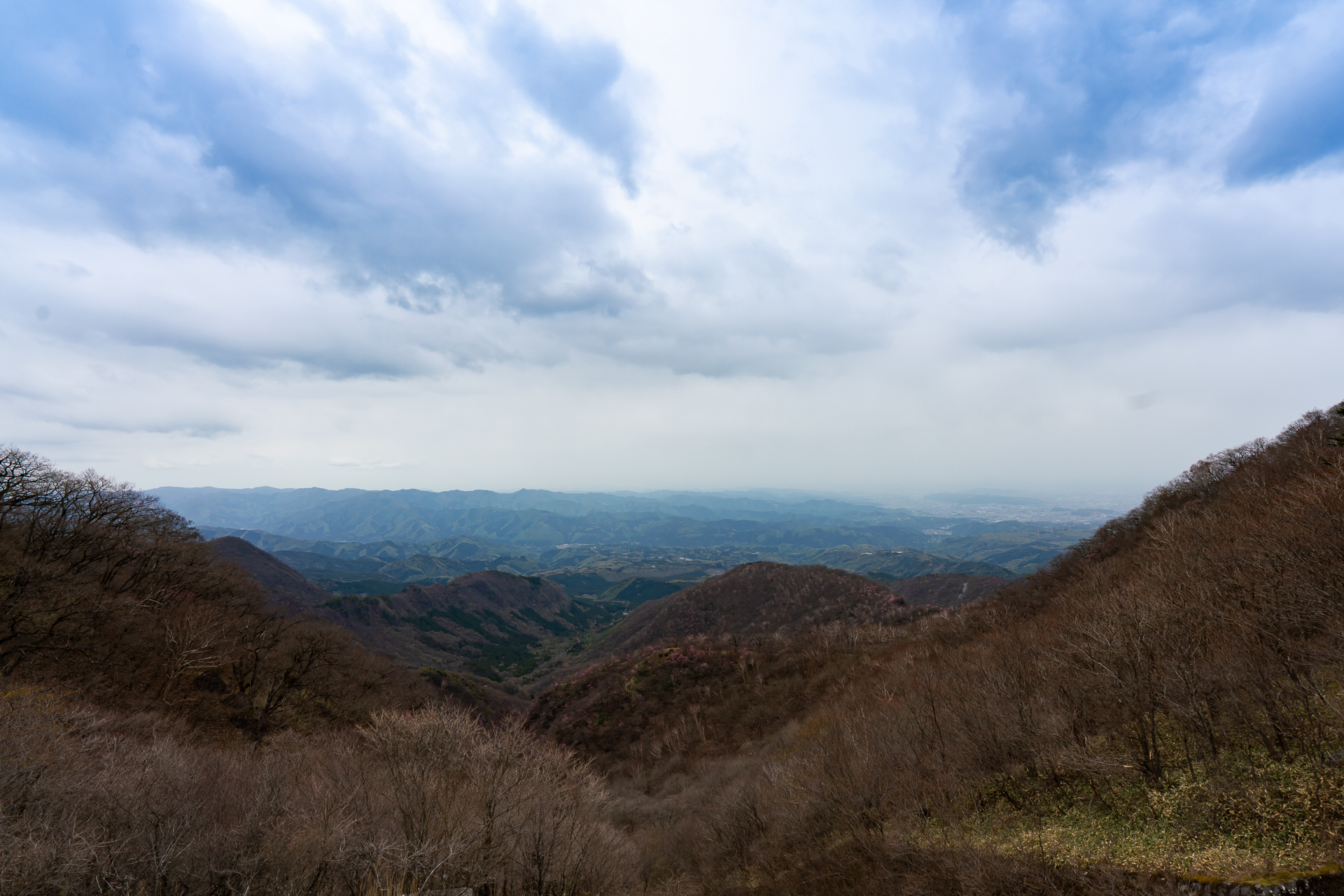 残念ながら天気はよくなかったが、雄大な展望
