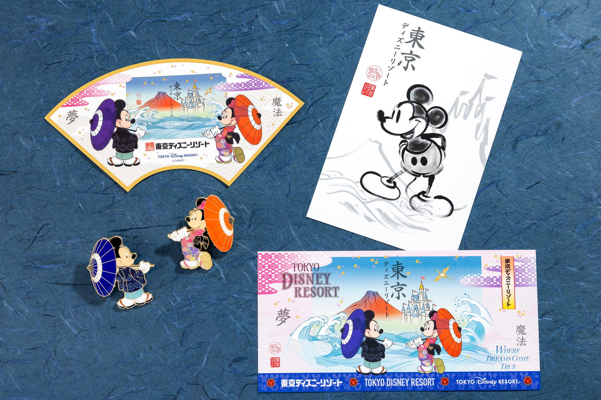 東京ディズニーリゾートが和をテーマにしたグッズを発売する