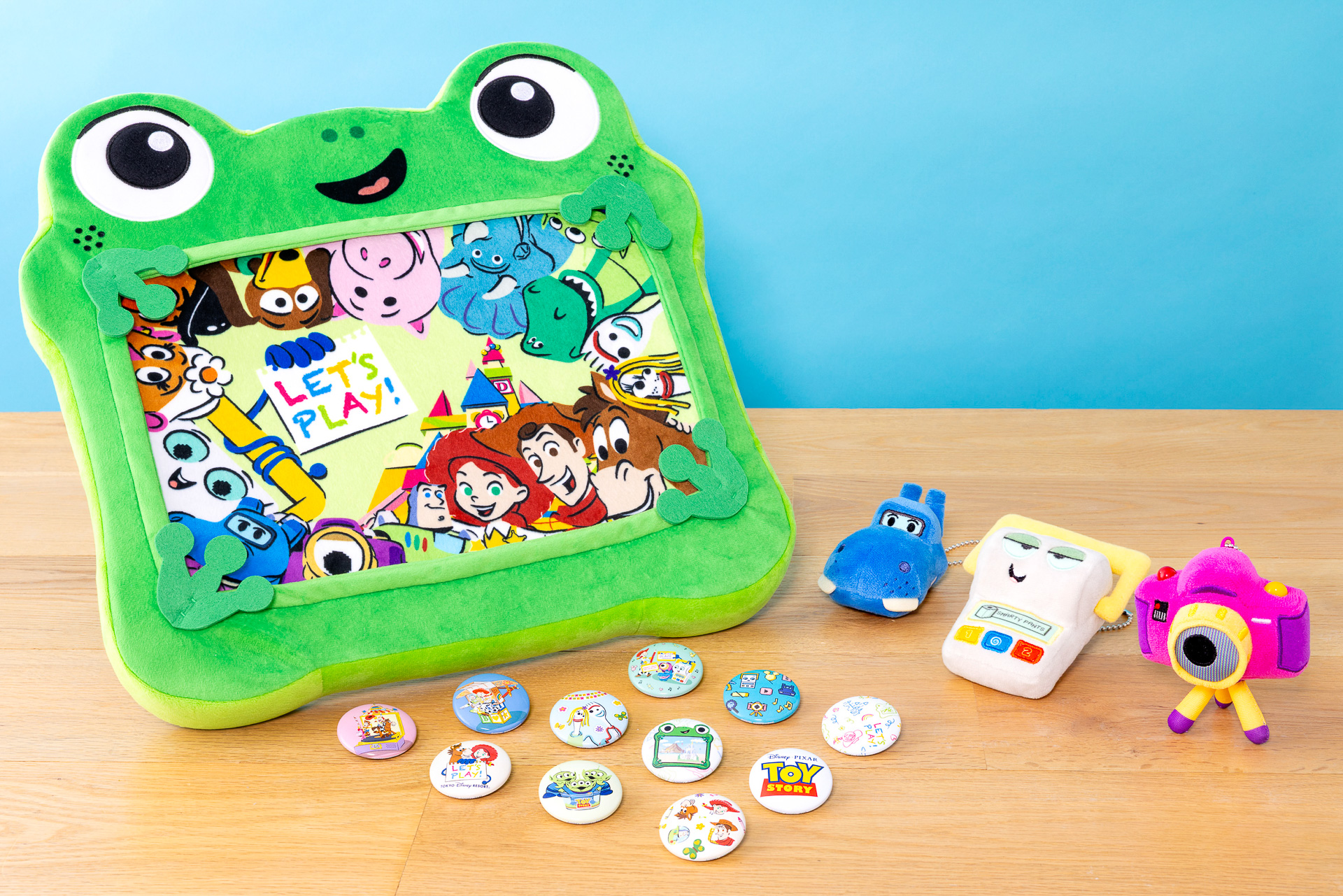 ボニーの部屋で遊んでいる様子を描いたグッズ