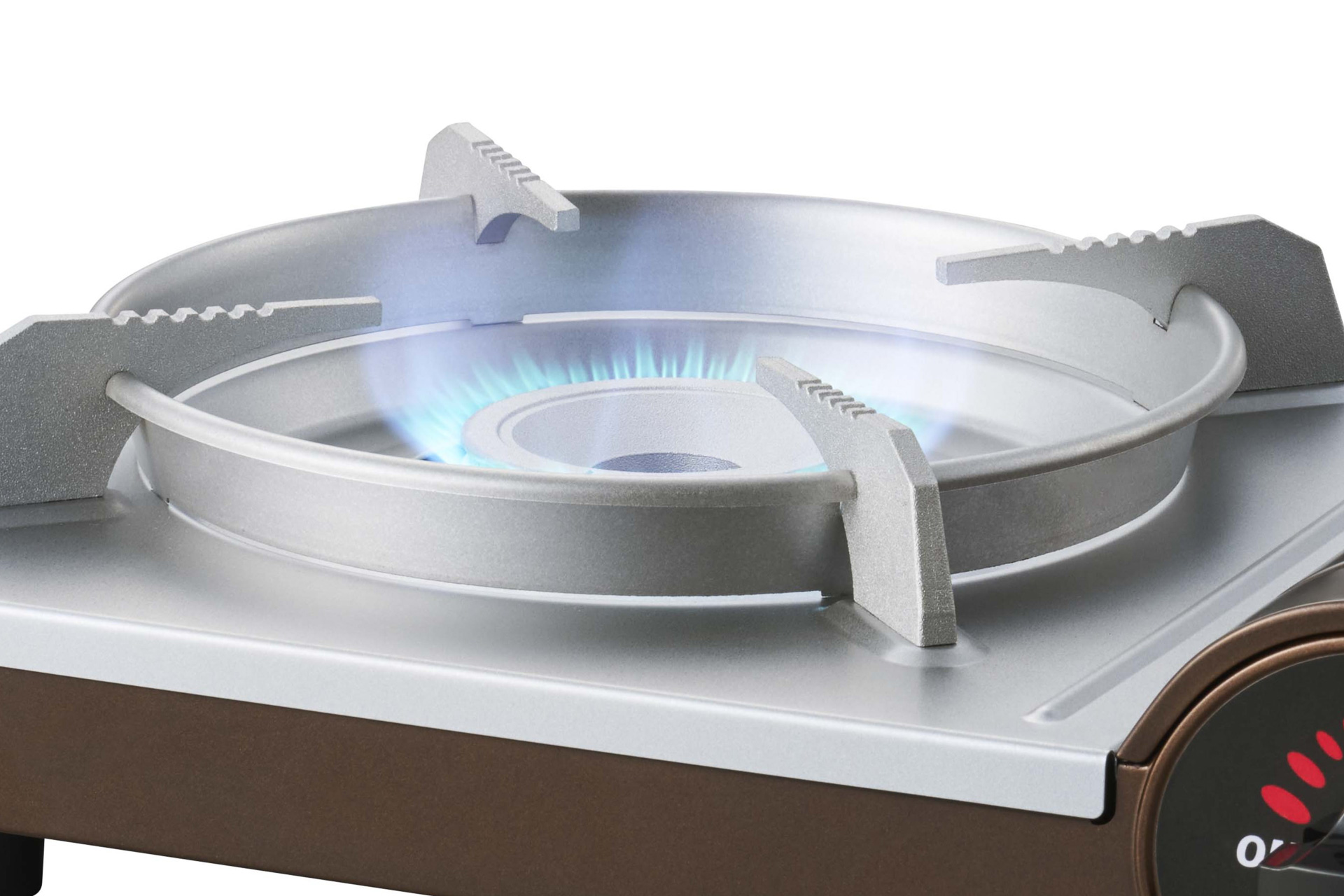 バーナを囲む風防構造