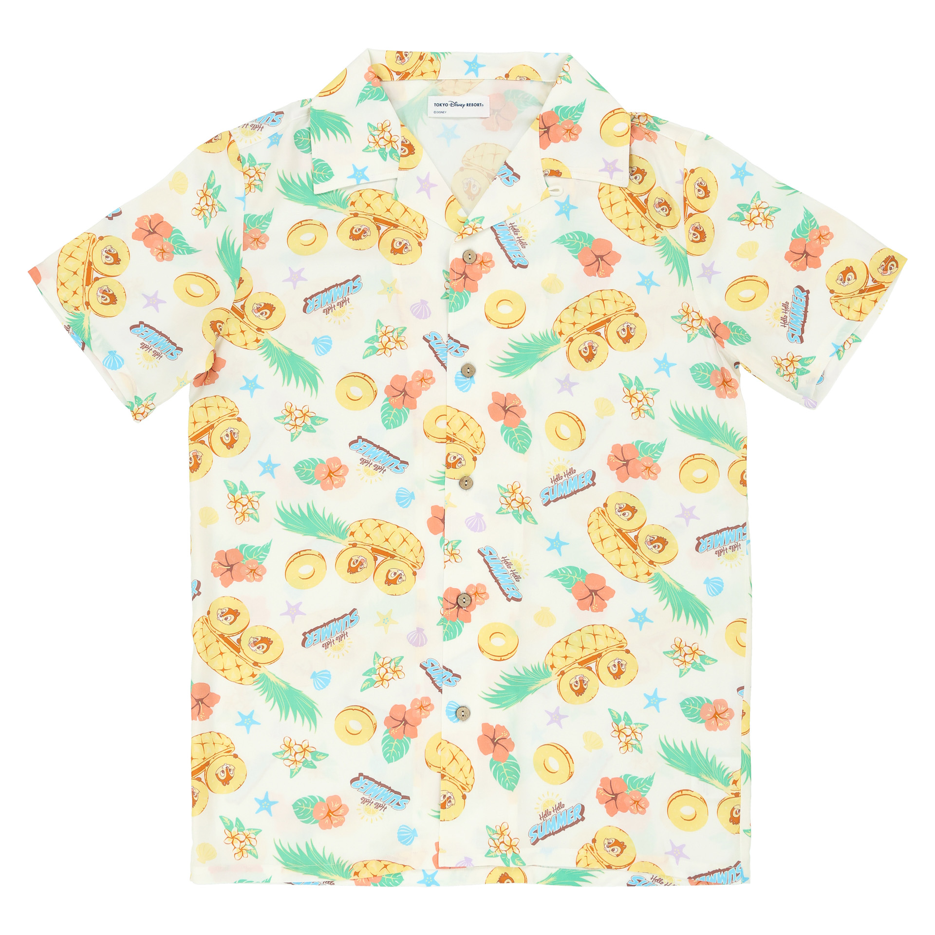 アロハシャツ（90cm 100～120 3600円、140cm 3900円、S～LL 4200円、3L 4500円）