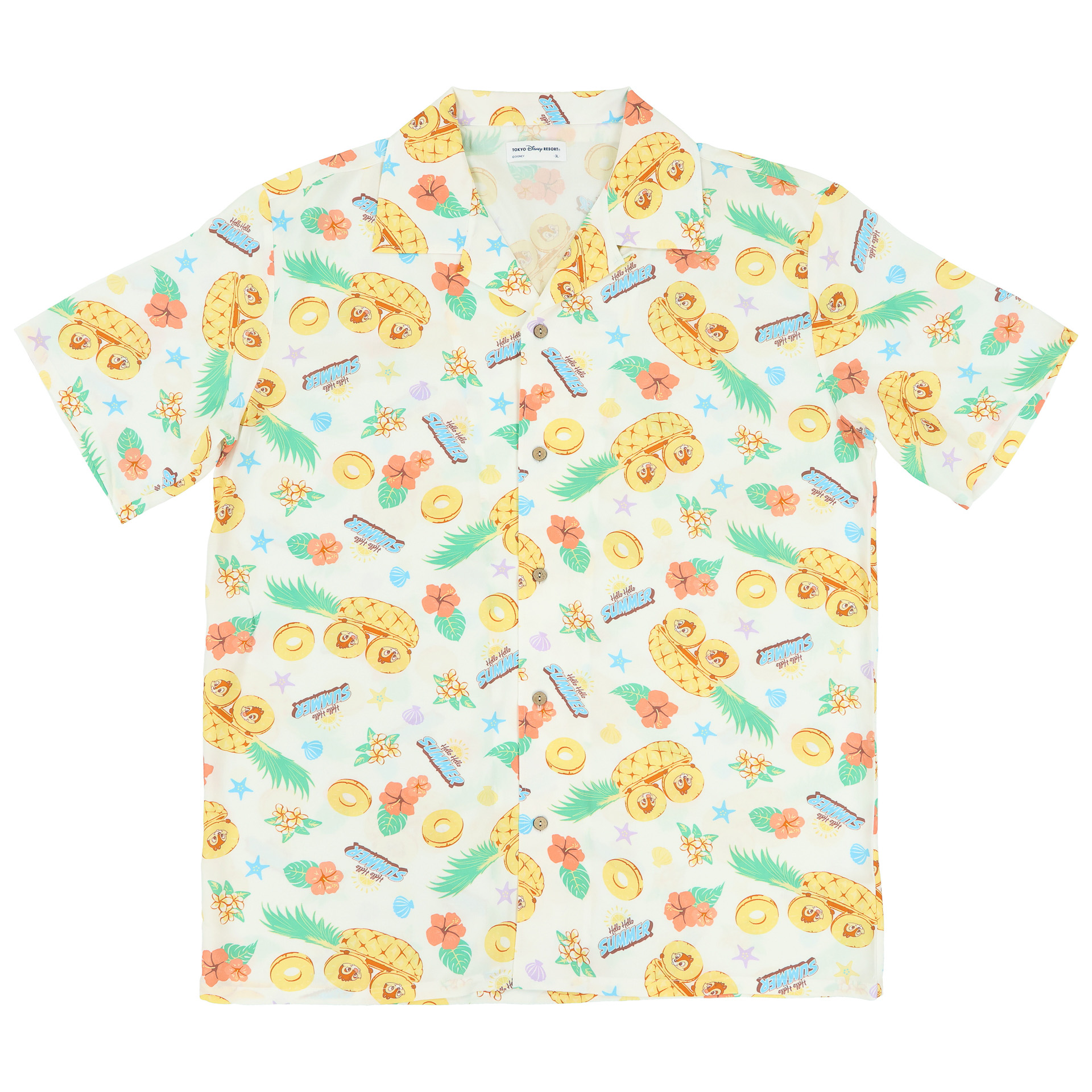 アロハシャツ（90cm 100～120 3600円、140cm 3900円、S～LL 4200円、3L 4500円）