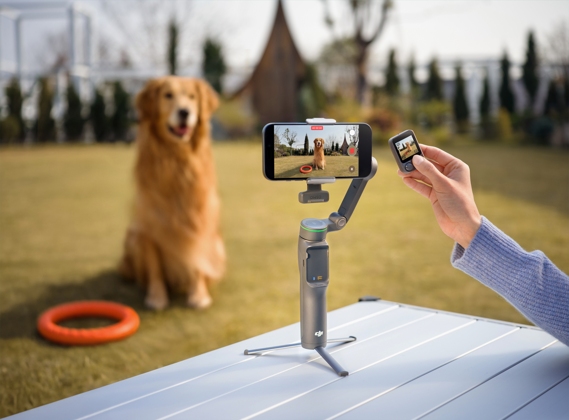 コントロール部分「Osmo FrameTap」は取り外し可能