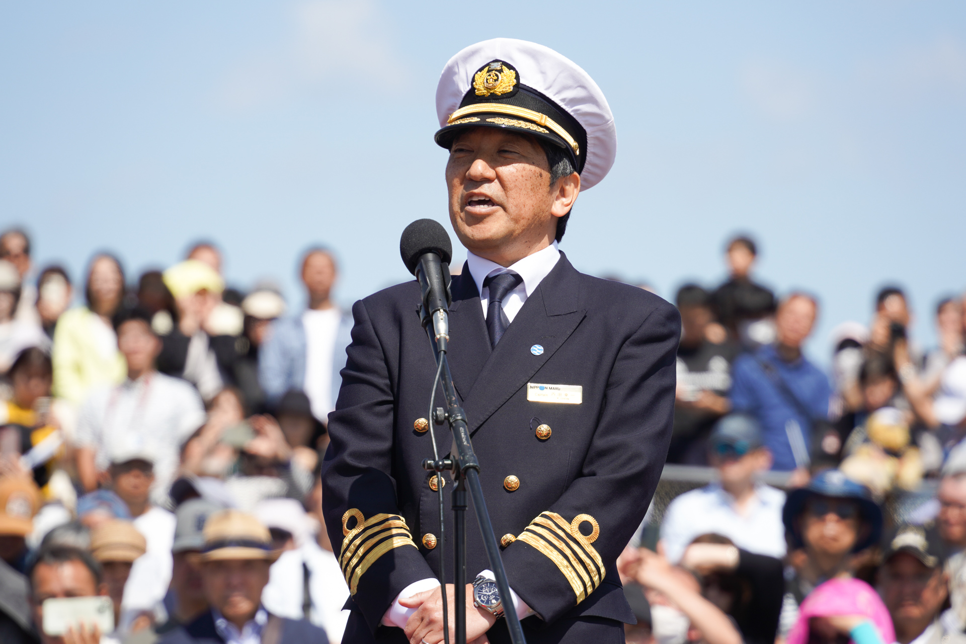 にっぽん丸 船長 内田幸一氏