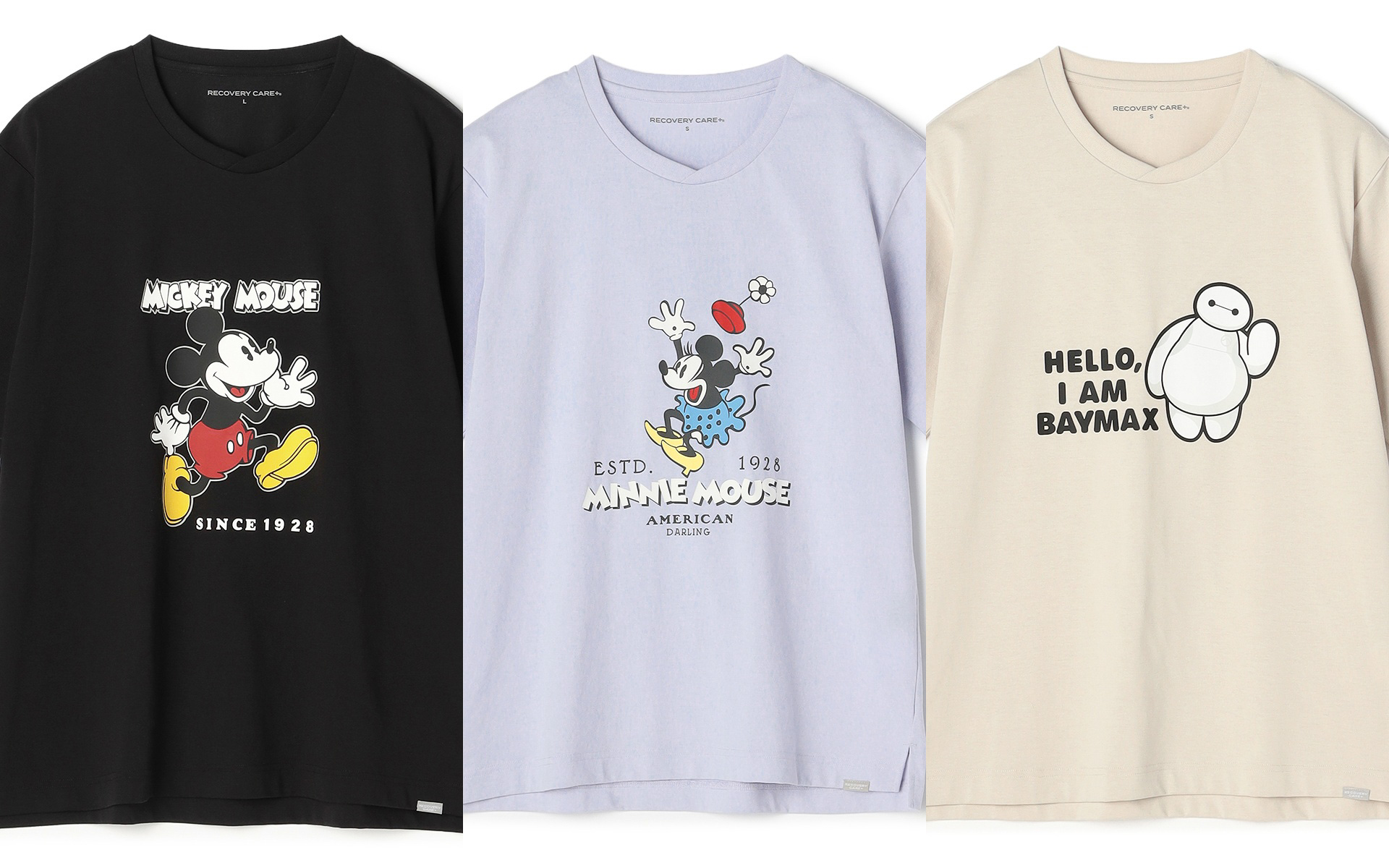 AOKIのリカバリーウェアにディズニーデザインが登場