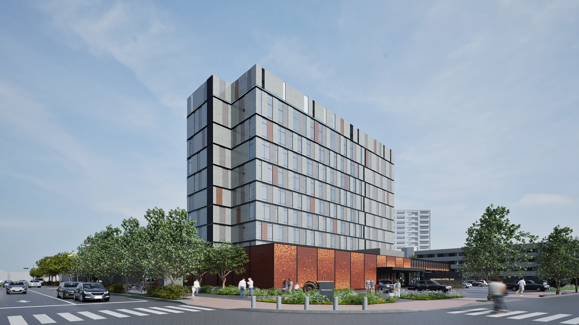 帯広駅南口に全130室のラグジュアリーホテルが開業予定