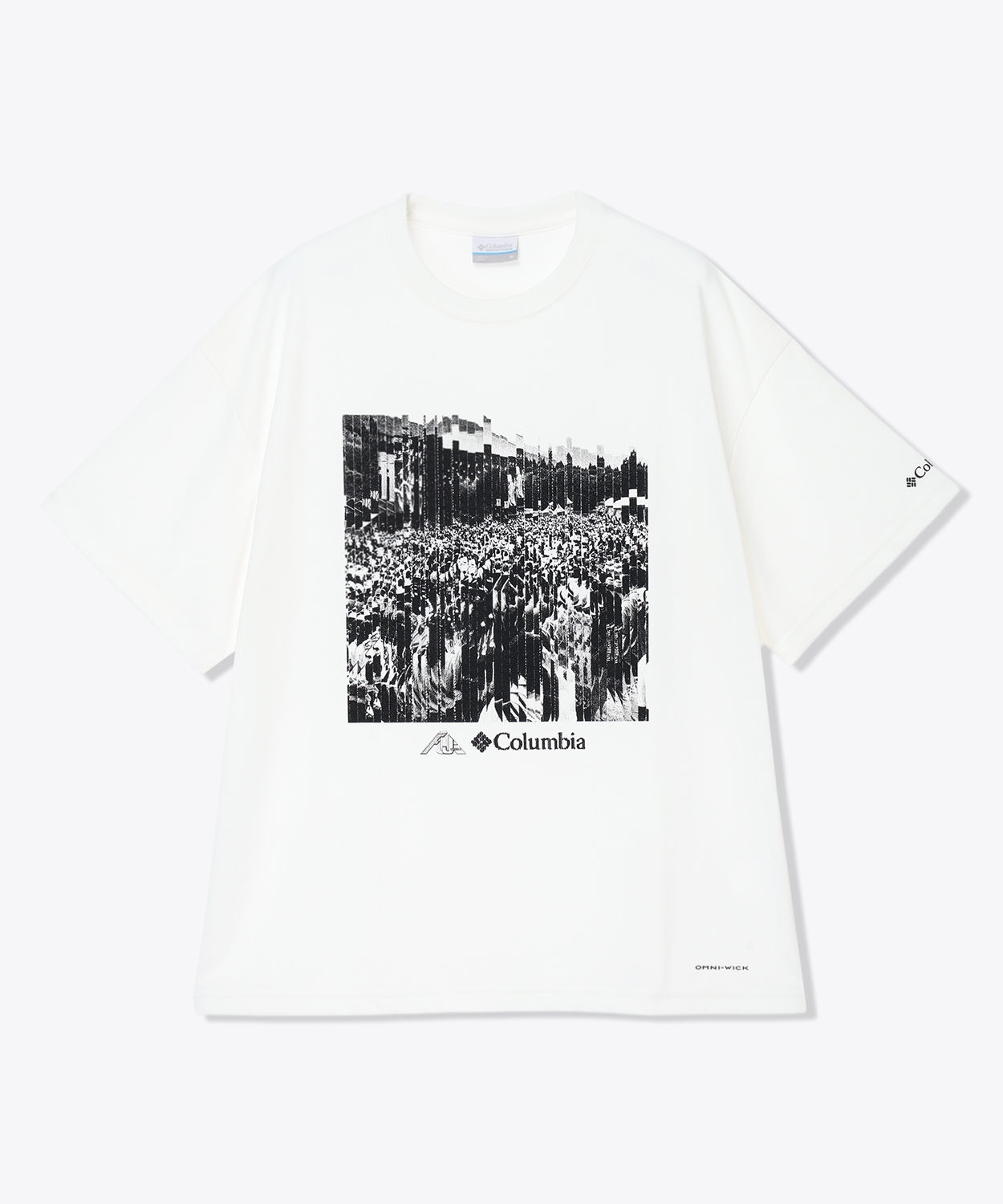 写真モチーフTシャツのフロントデザイン（バックは無地）
