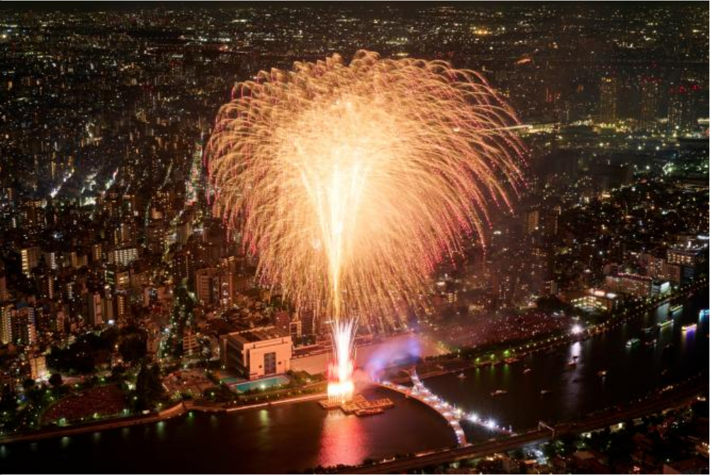 東京スカイツリーから花火を観賞できる「隅田川花火大会特別営業」の実施が決定