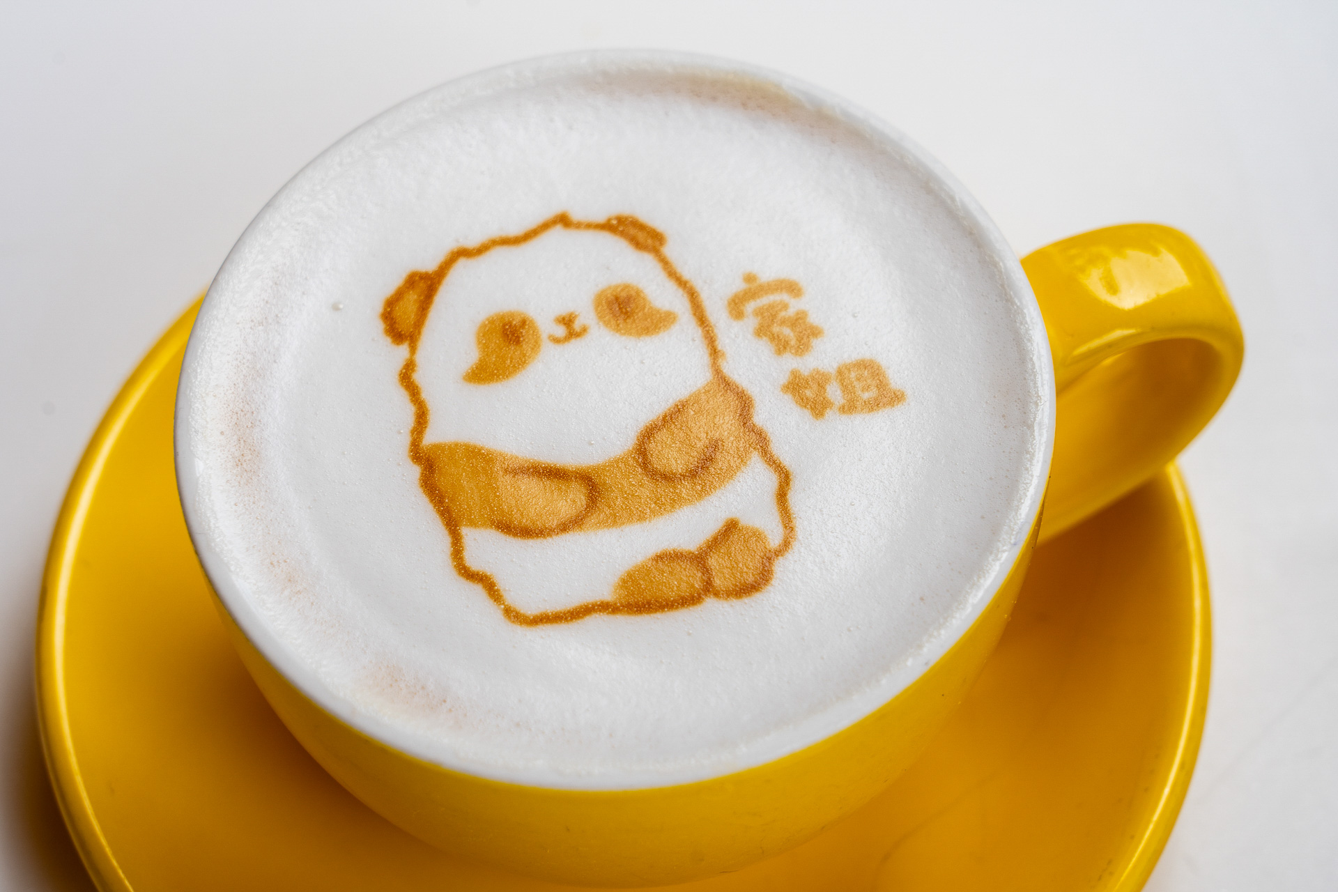 パンダカプチーノ。家姐はお姉ちゃんという意味