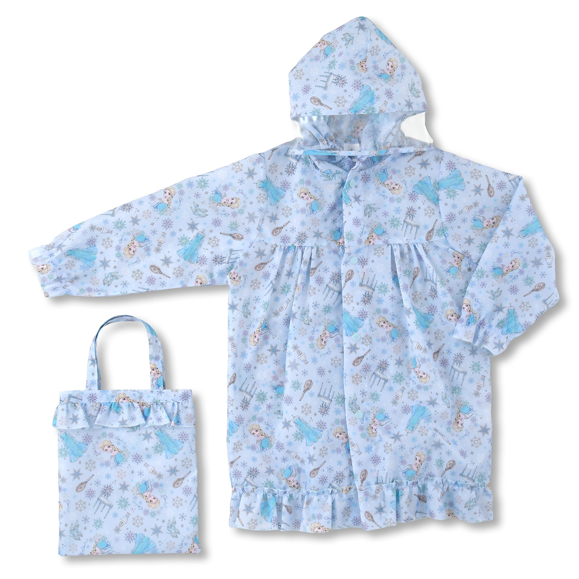 キッズ用レインコート バッグ入り＜エルサ＞（3500円）