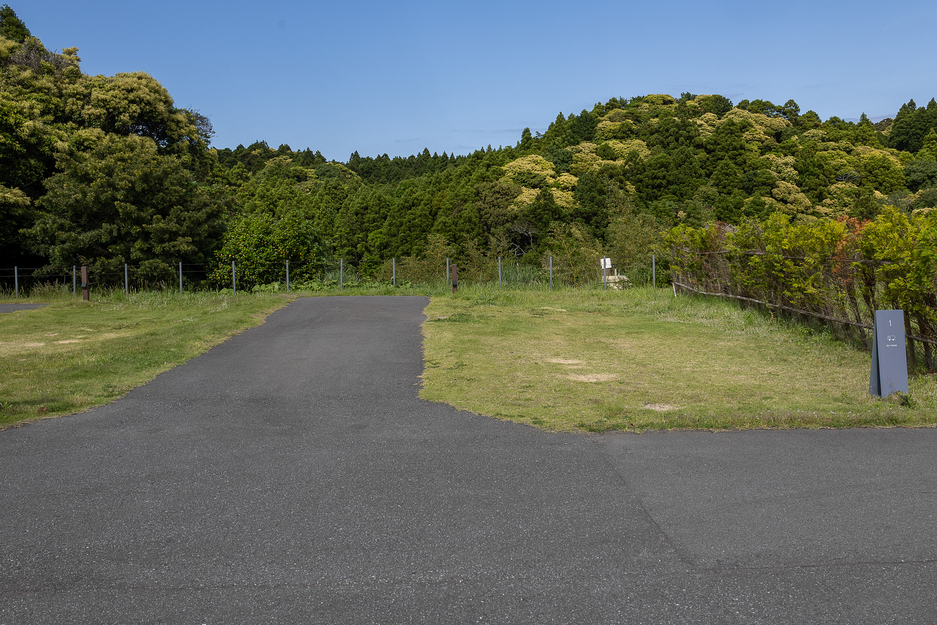 こちらは1番の区画。各区画のサイズは同一