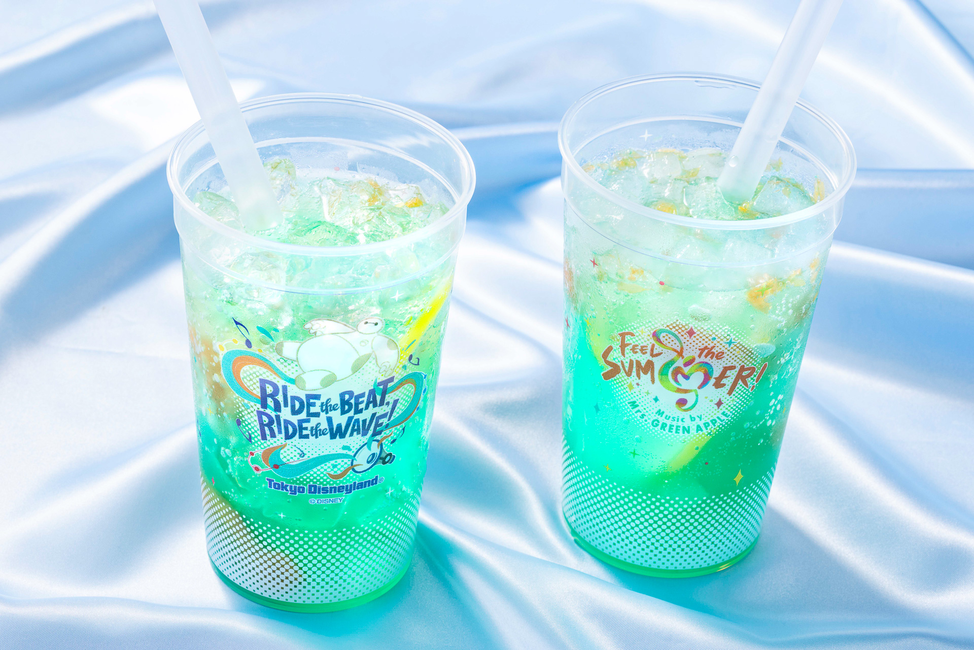 東京ディズニーランドはがMrs. GREEN APPLEとのコラボメニューを発売。写真はスパークリングドリンク シトラス＆マスカット（880円）