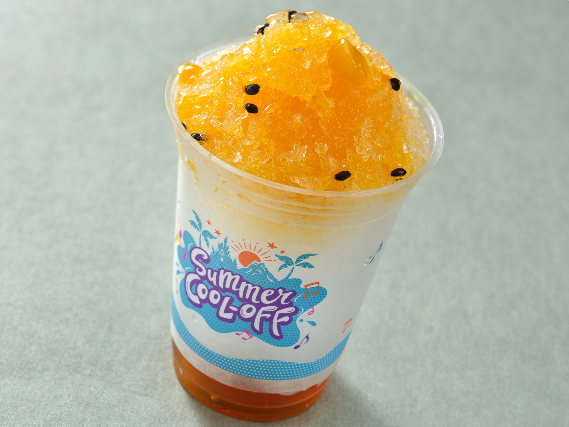 シェイブアイス トロピカルフルーツ＆ティーゼリー（600円）