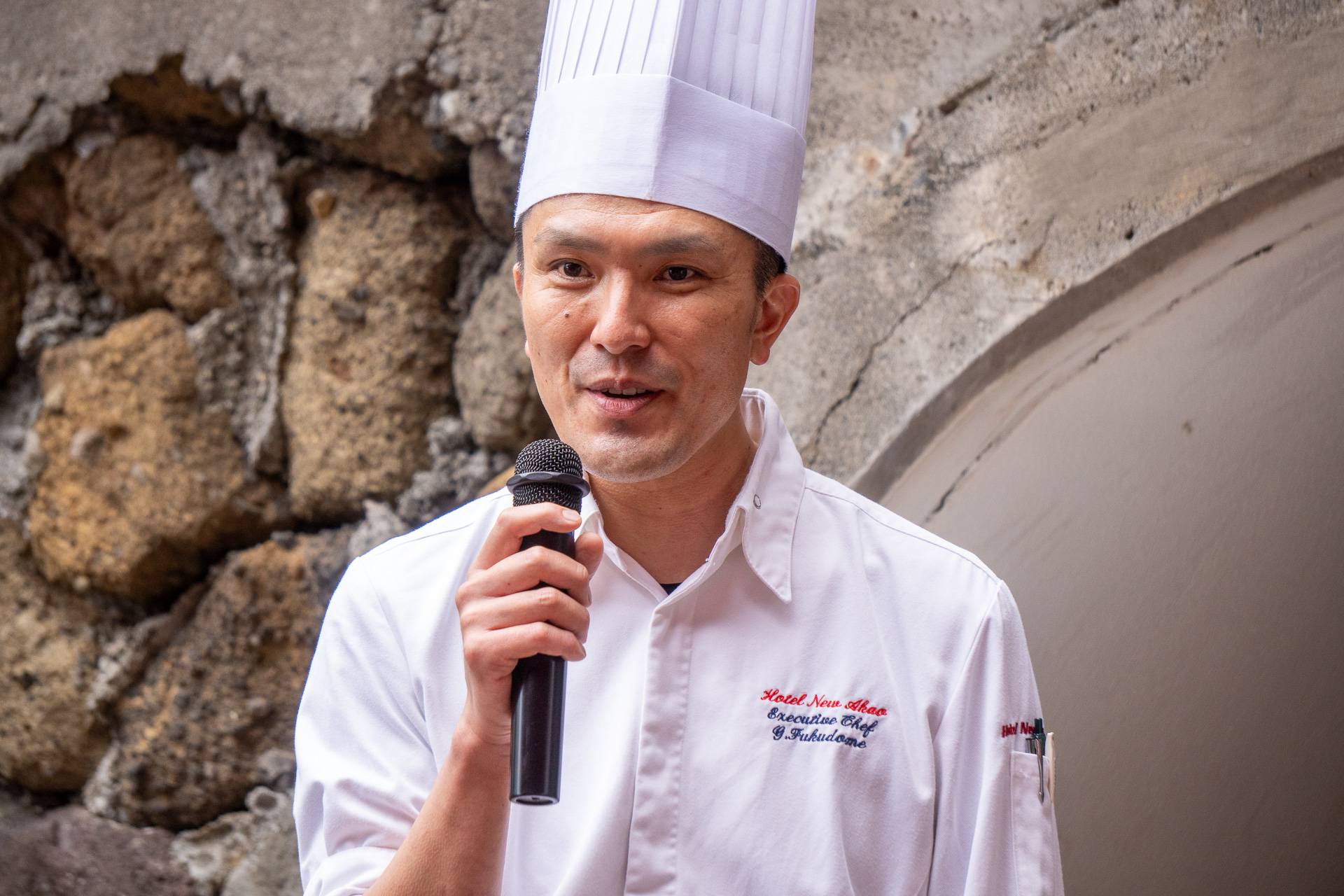 ホテルニューアカオ 総料理長 福留豪氏