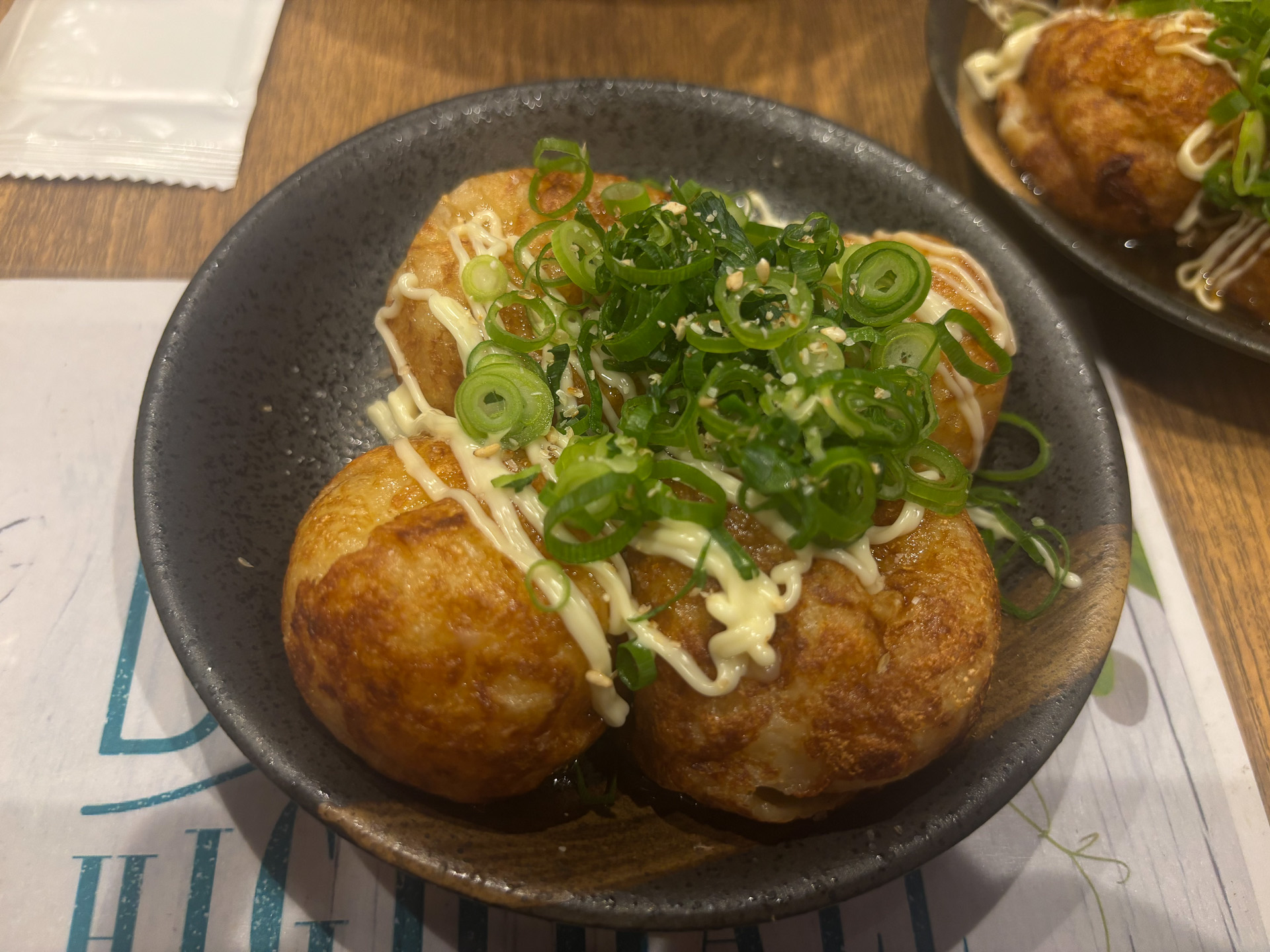 ダークホース、塩ごま油たこ焼き