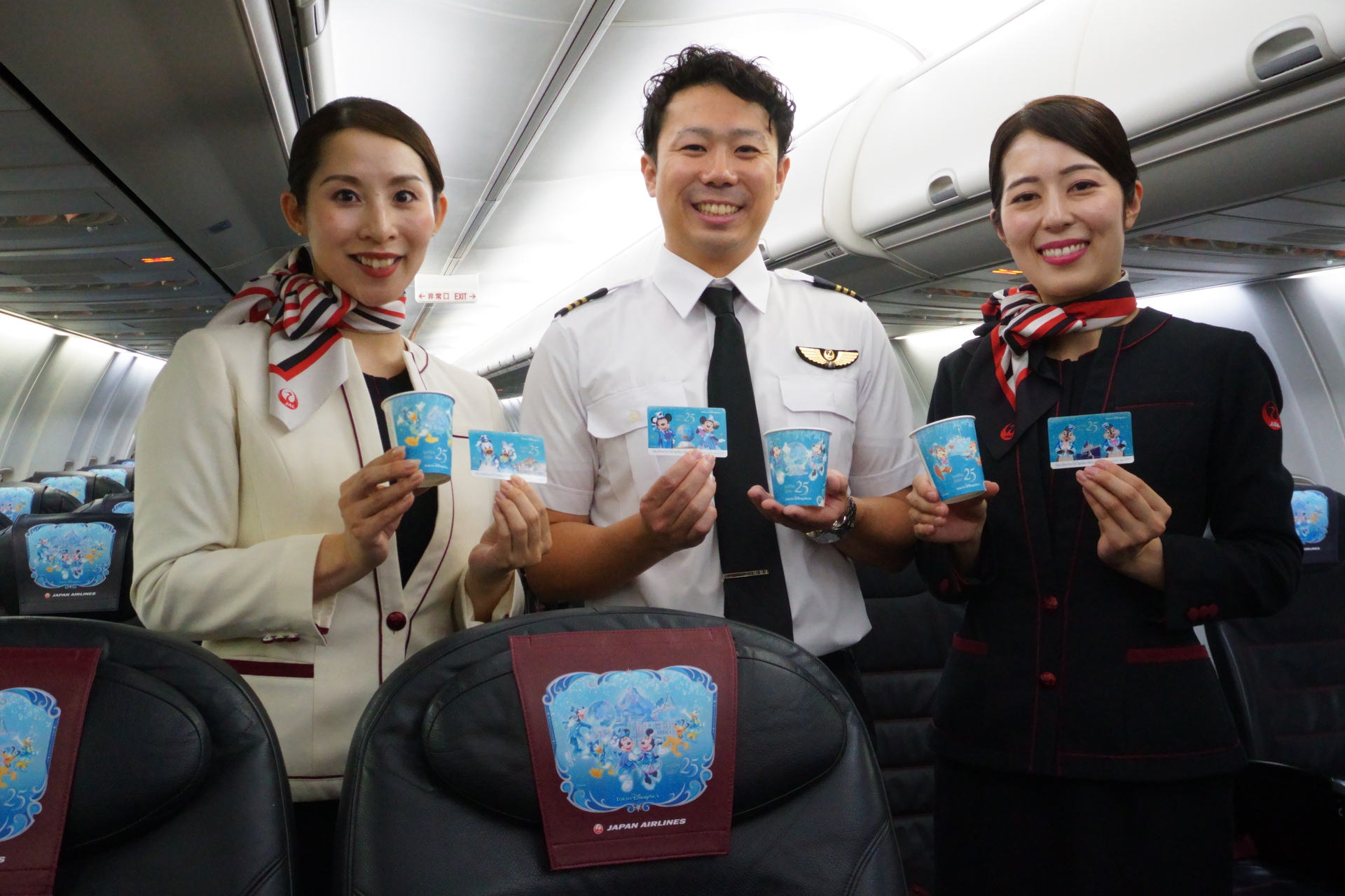 機内も特別仕様に