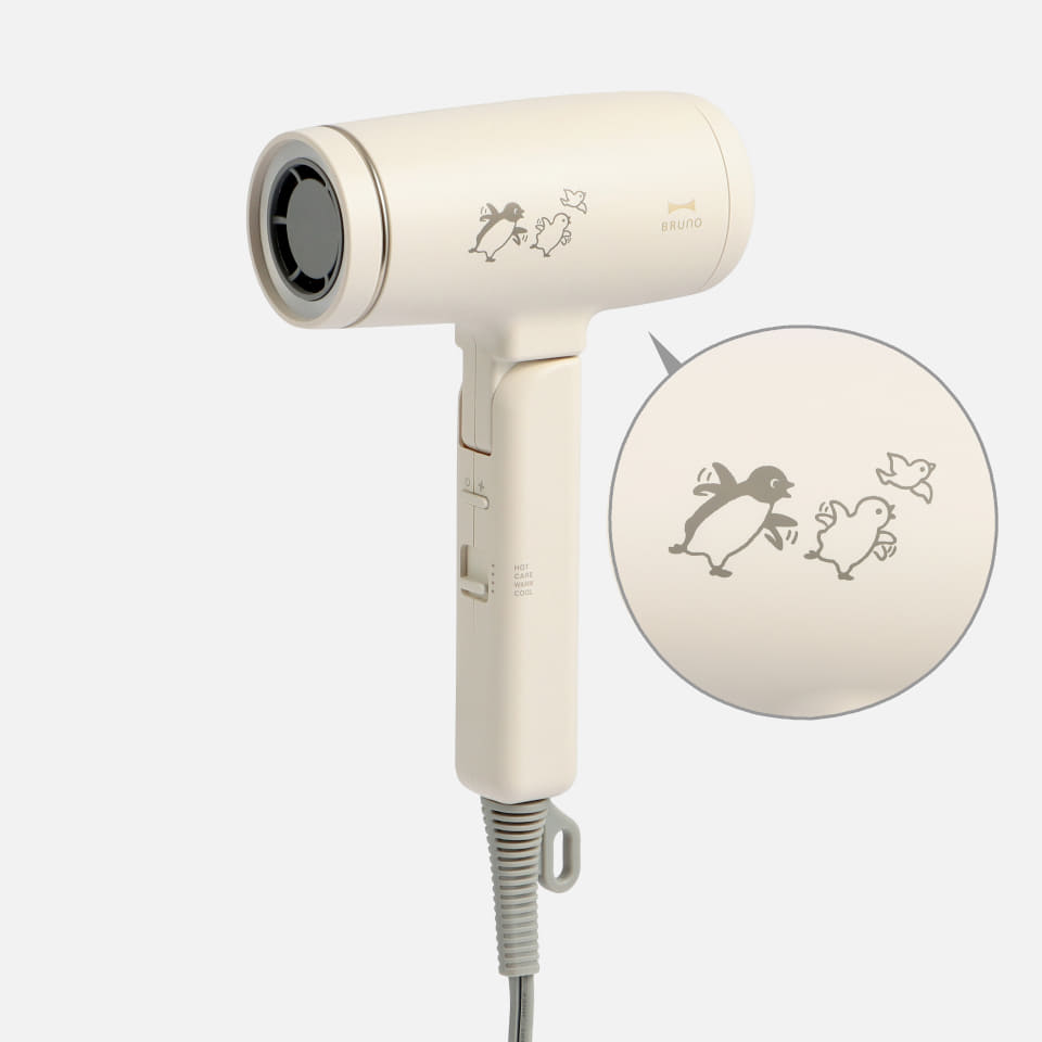 BRUNO×Suicaのペンギン、コラボ家電を限定発売。ドライヤー/スティック