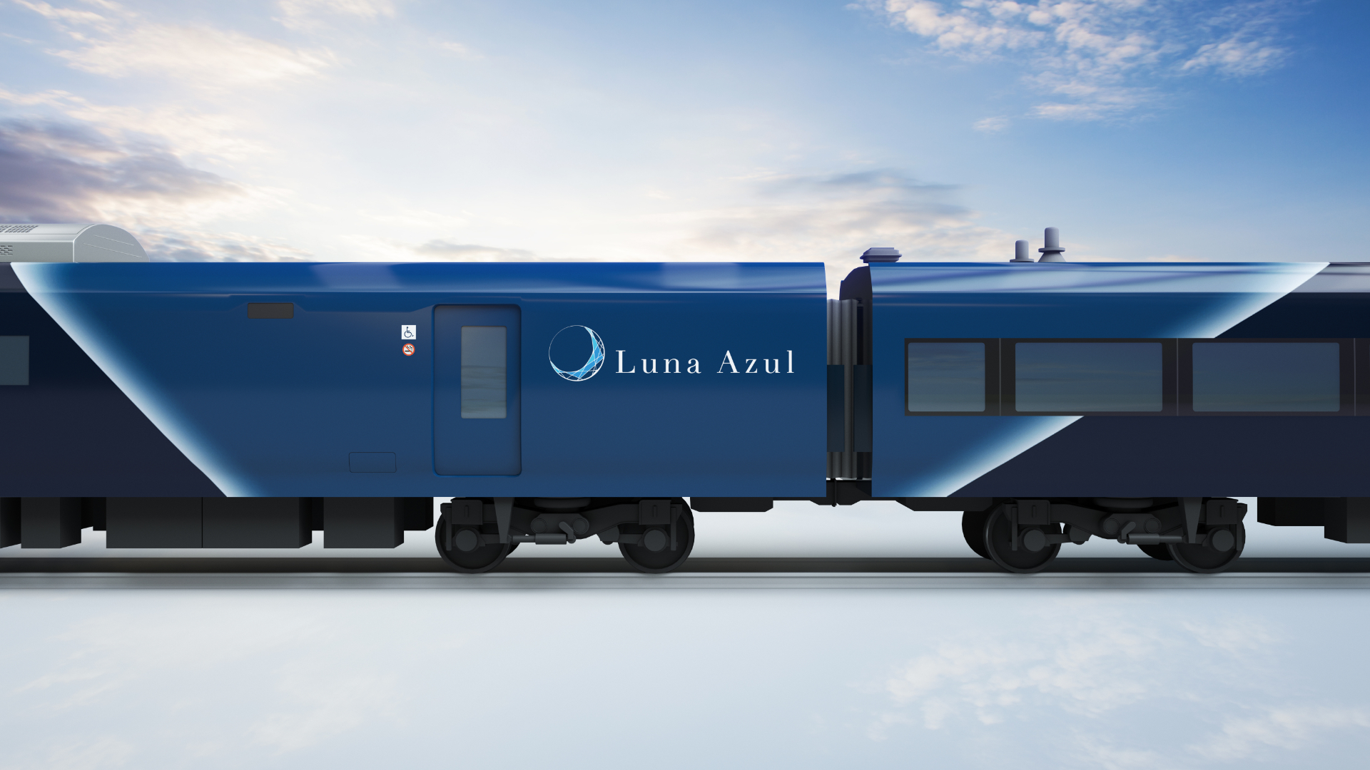 名称はスペイン語で「青い月」を意味する「Luna Azul」に由来し、列車コンセプトである「青色」「上質さ」「包み込まれるような心地よさ」「日常を離れた体験」を表現する言葉として名付けた