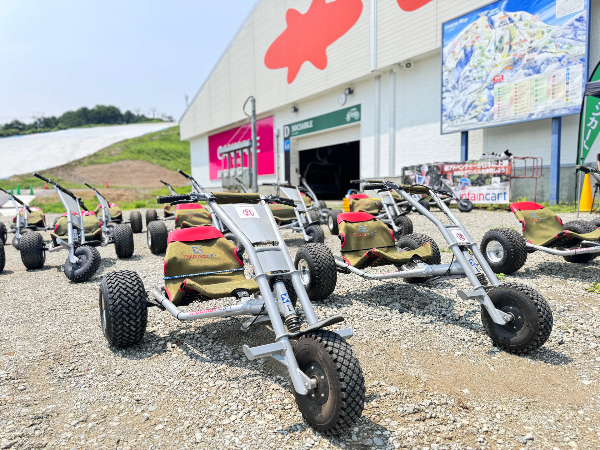 自然を駆け巡る一番人気の爽快アクティビティ「マウンテンカート」に新コース登場