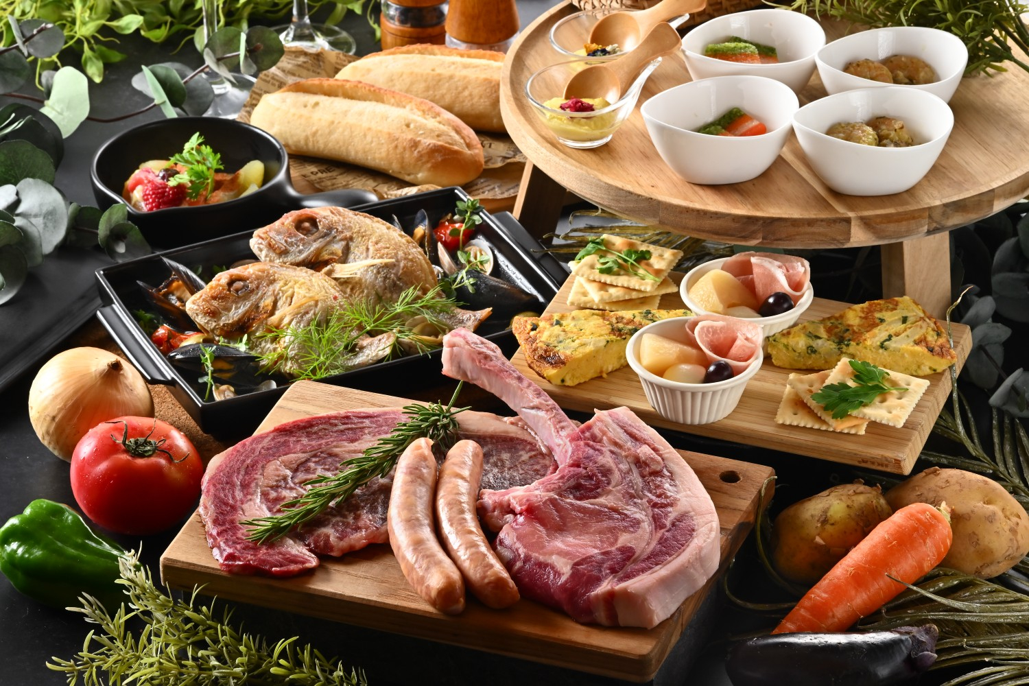 山梨産と旬食材にこだわるBBQ