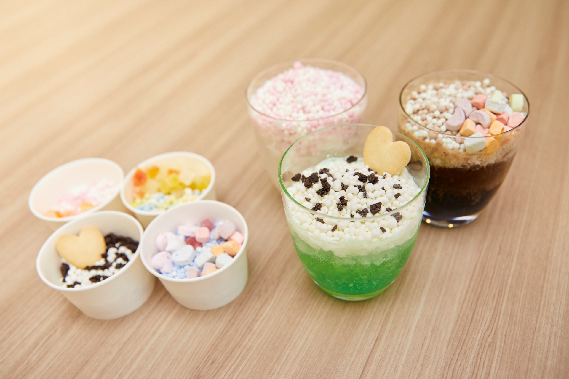 ホテル館内ファミリーラウンジ「KINOHA – Family Lounge ＆ Library」。夏季限定で-40℃のひんやりスイーツ「ディッピンドッツアイス」提供