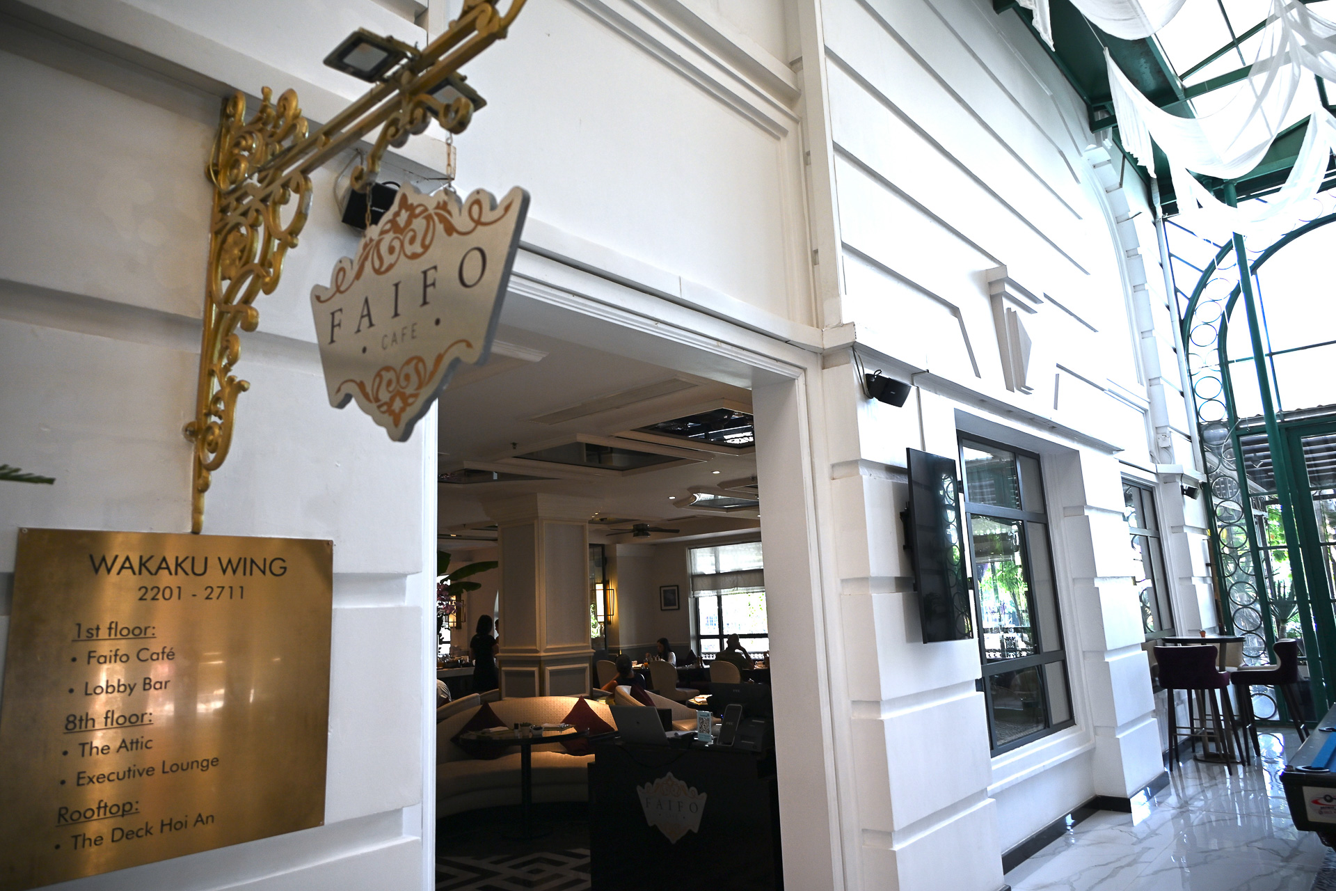 朝食会場の「FAIFO Cafe」