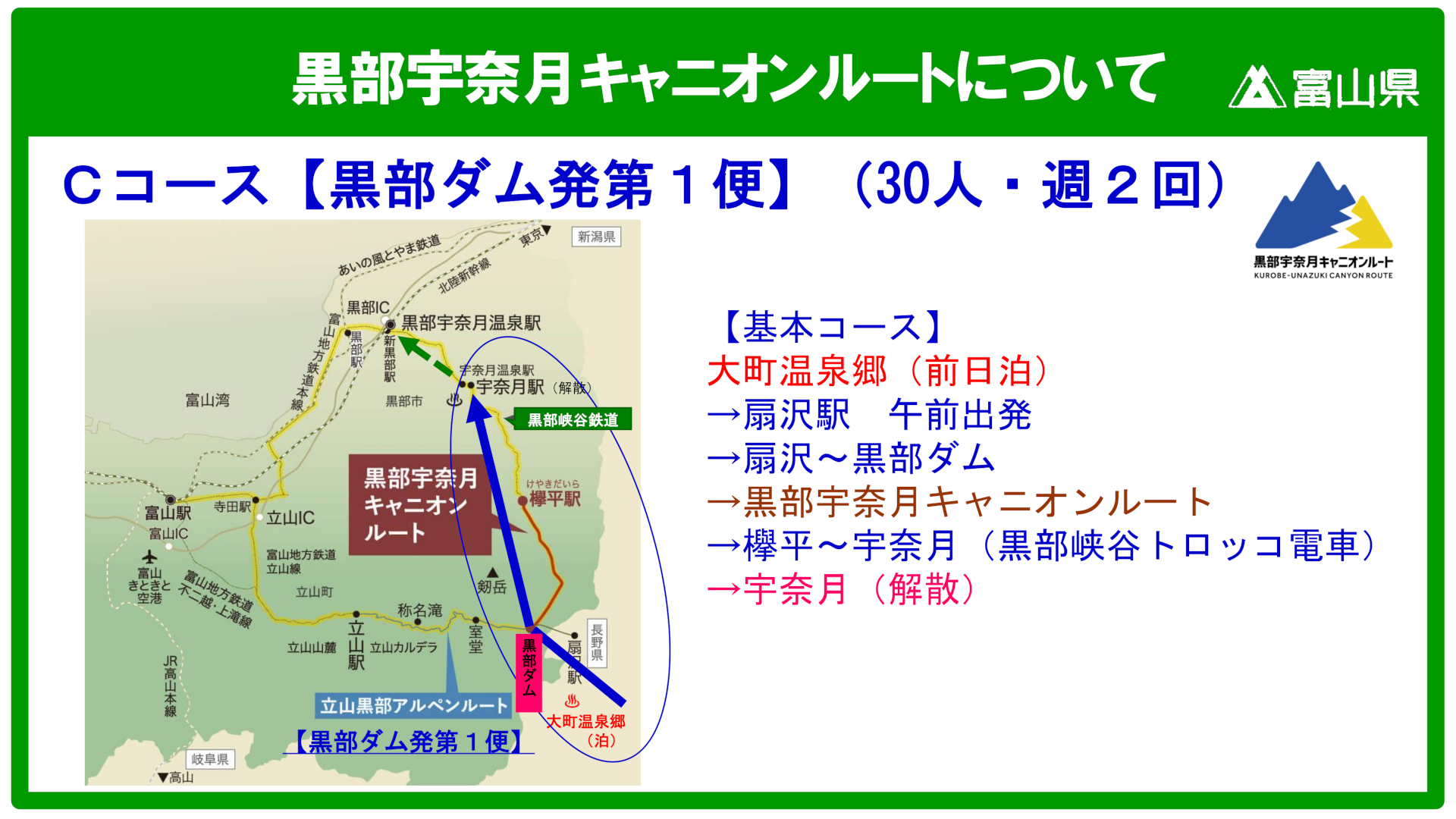 旅行商品の詳細（定例記者会見資料より）※画像を開いてからクリックで拡大