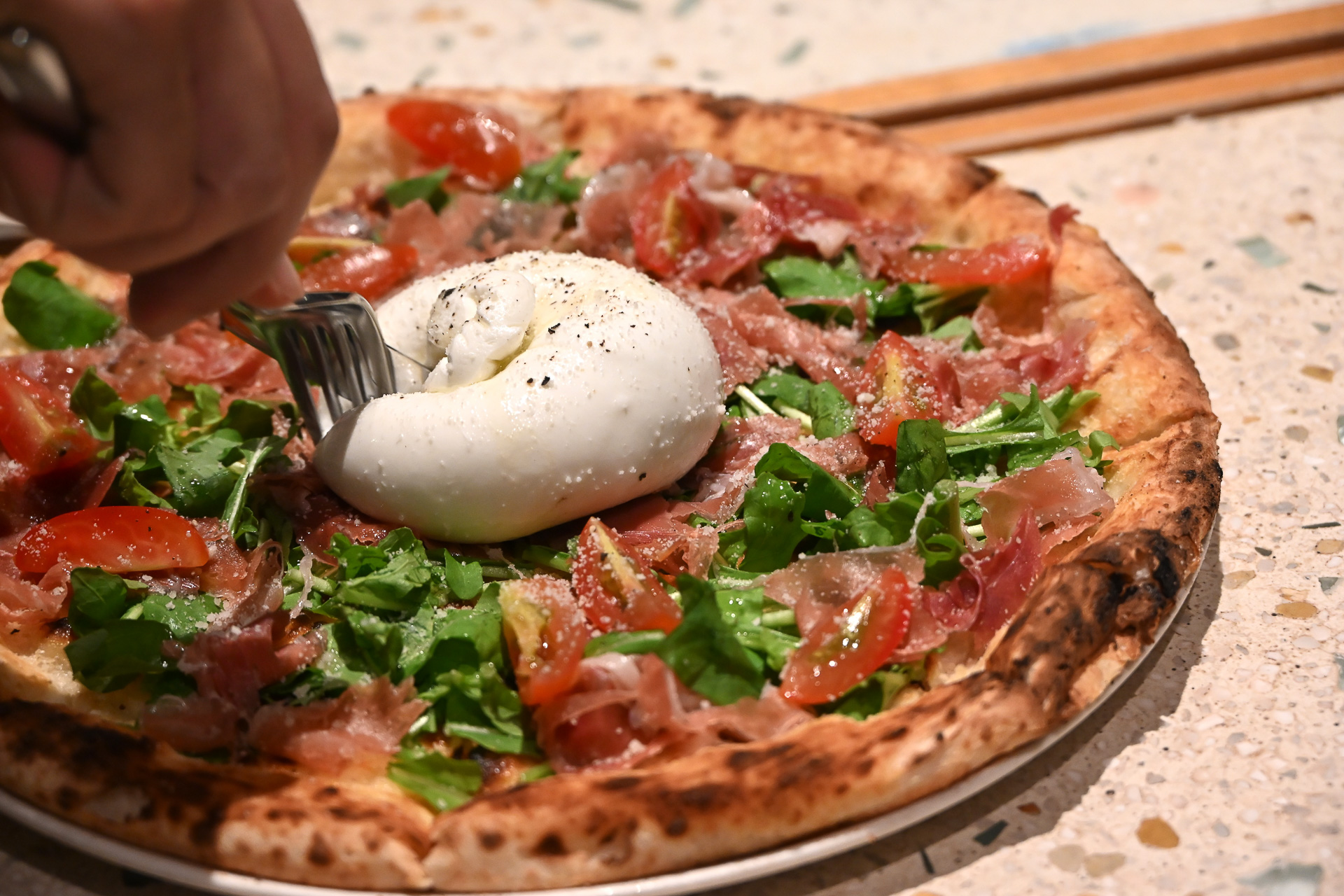 Burrata Palma Ham （29万8000VND）