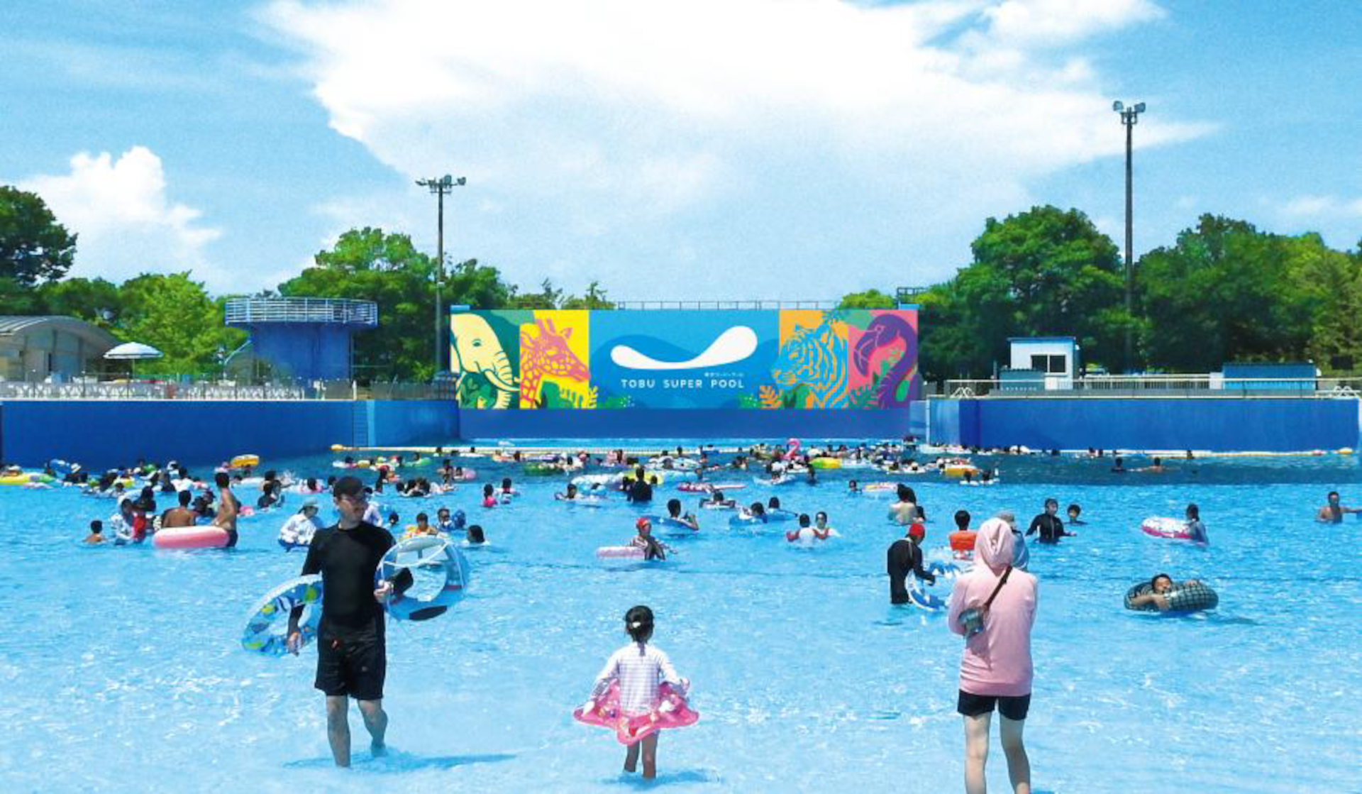 遊園地と動物園が融合したレジャー施設「東武動物公園」のプールが今夏大リニューアル