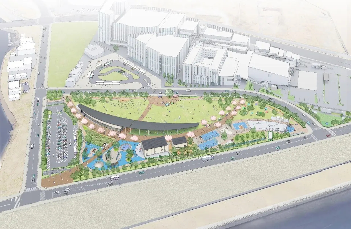 羽田空港跡地第1ゾーンに都市公園が誕生予定