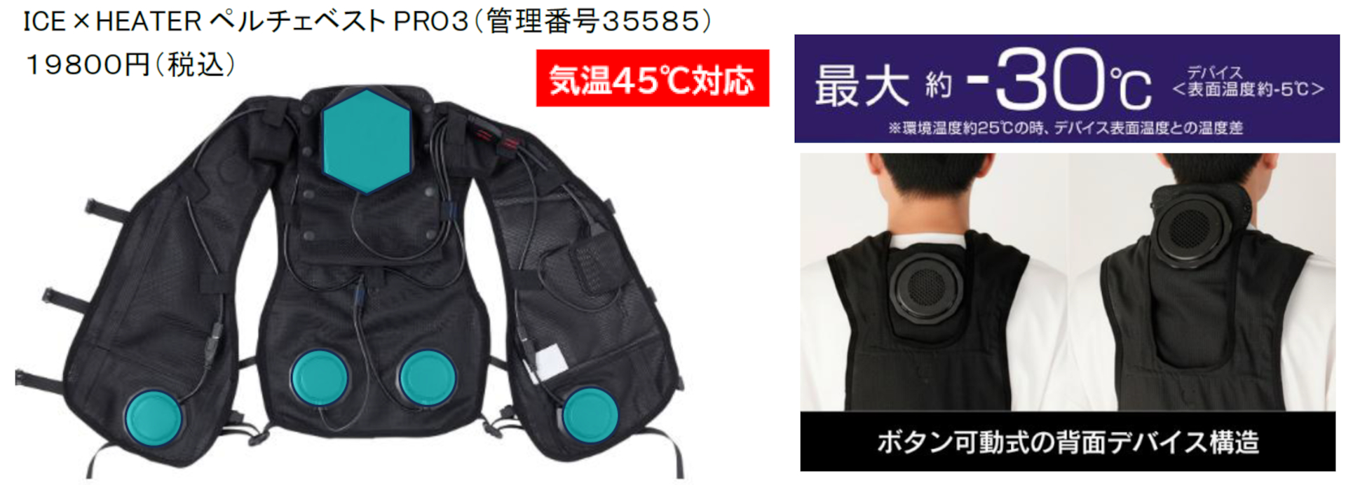 5か所に冷却プレートを備えた「PRO3」（1万9800円）