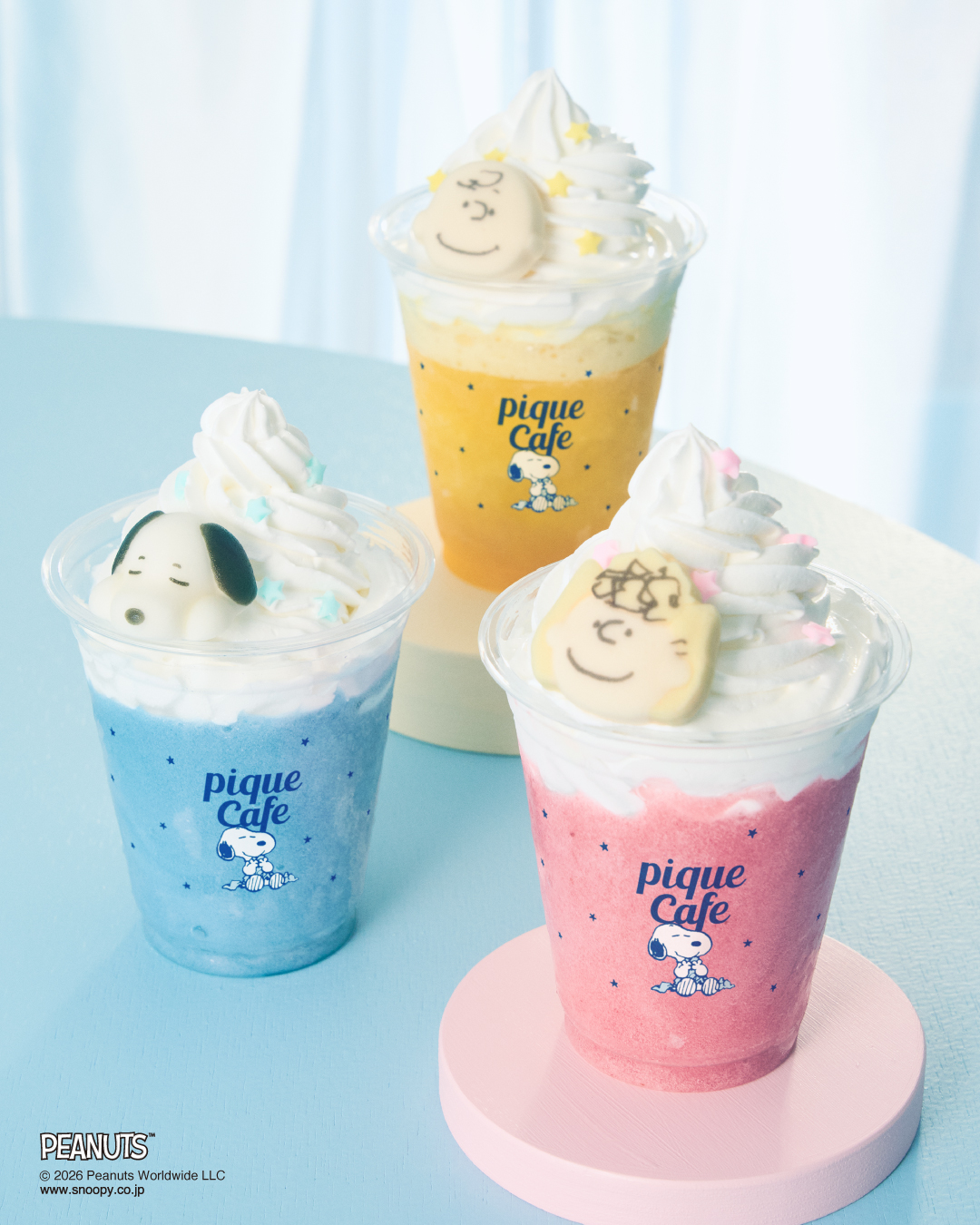 夏のお出かけに食べたい「ピーナッツ」コラボ企画第2弾のひんやりスイーツメニュー