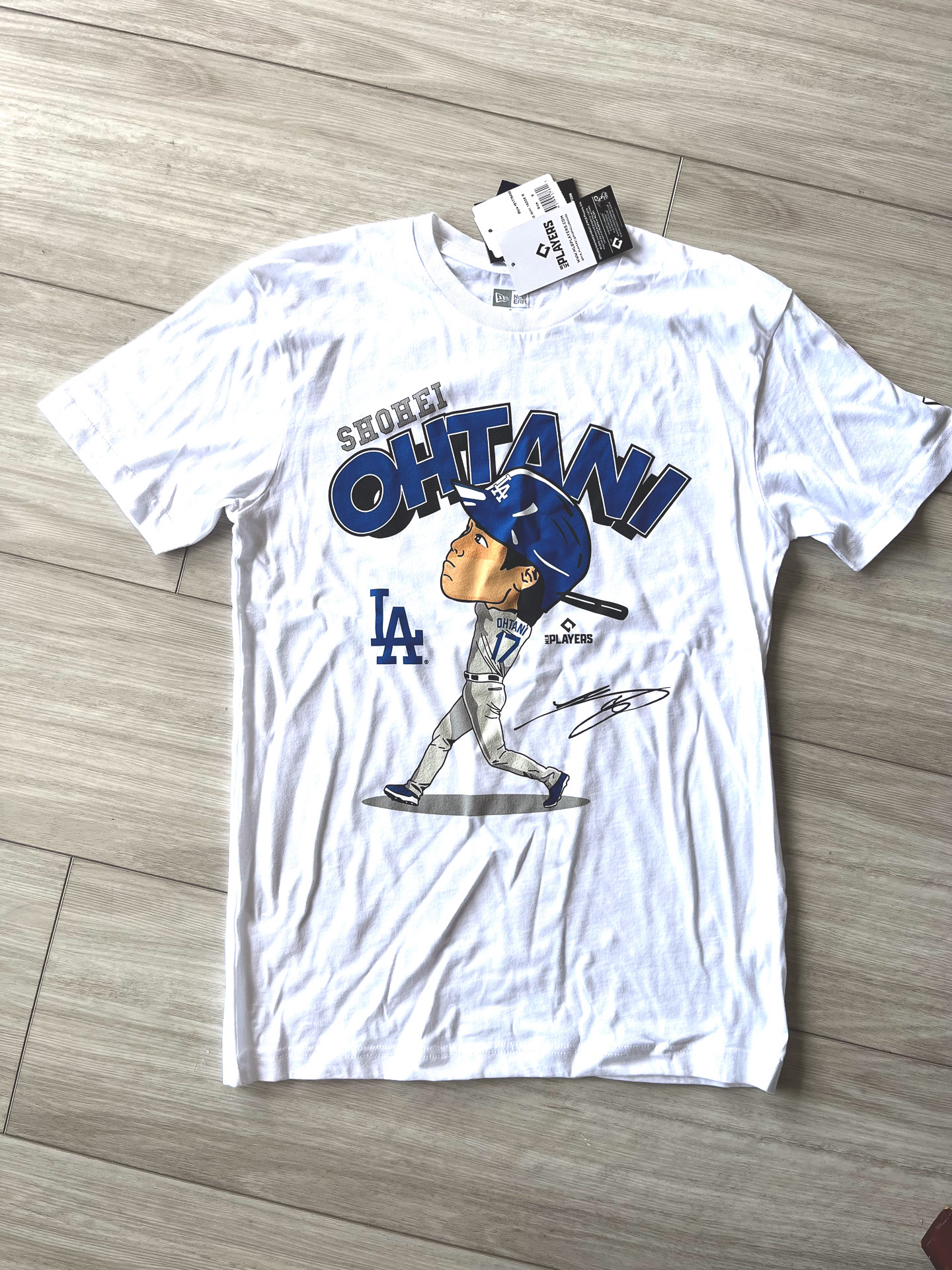 OHTANI Tシャツとキャップ（各30ドル以下）