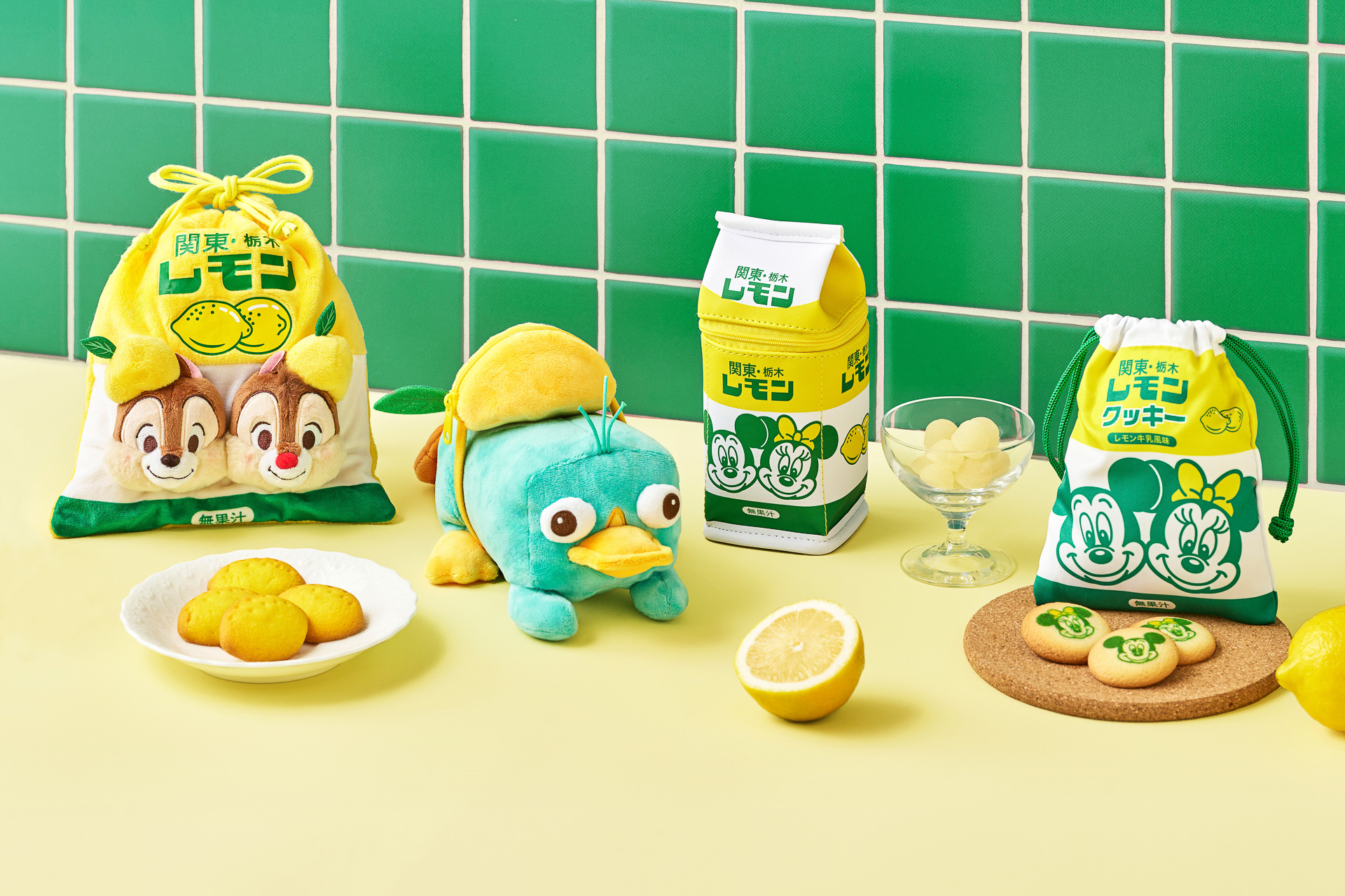 ディズニーストアとレモン牛乳の共同企画アイテムが今年も登場する