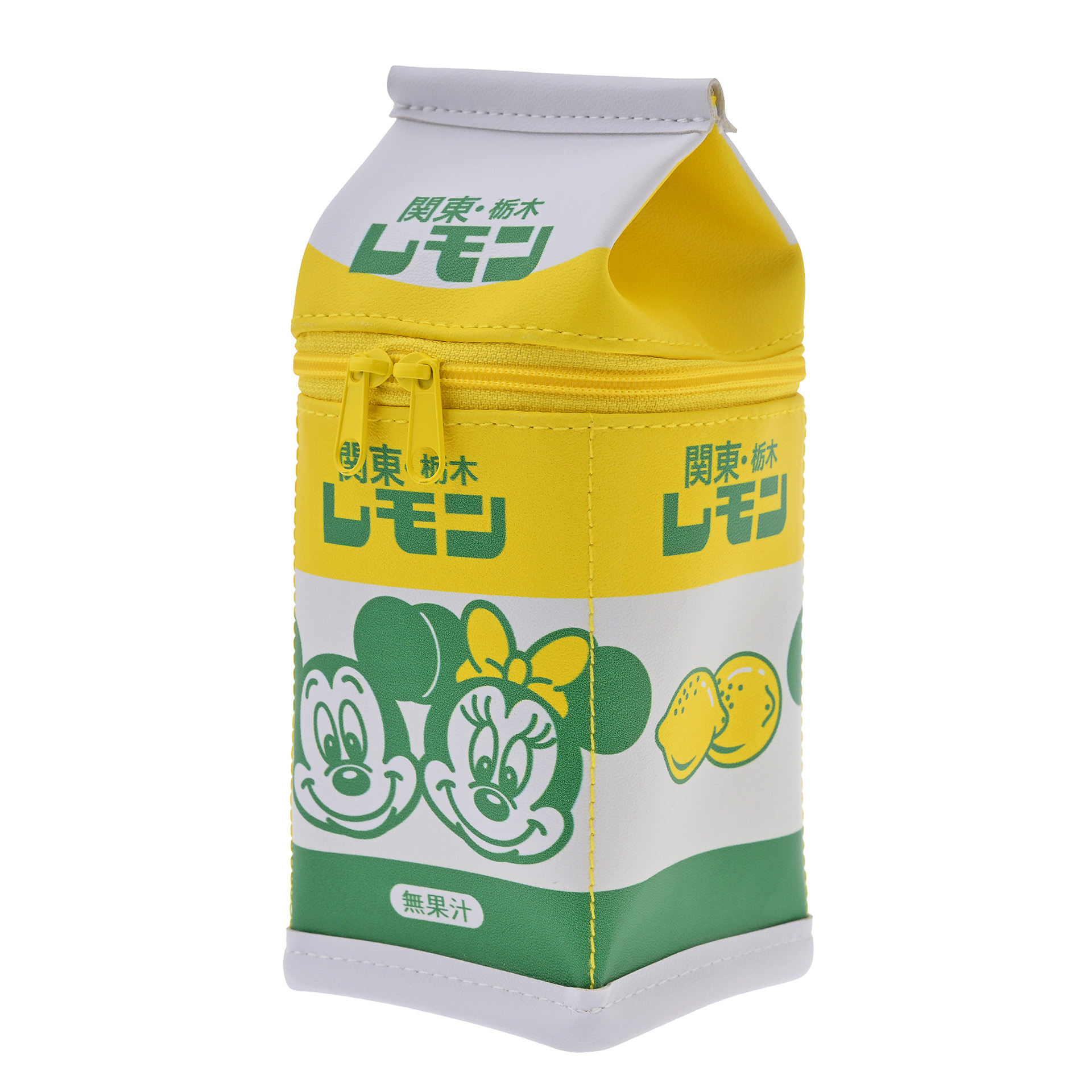 牛乳パックデザインのポーチ付き