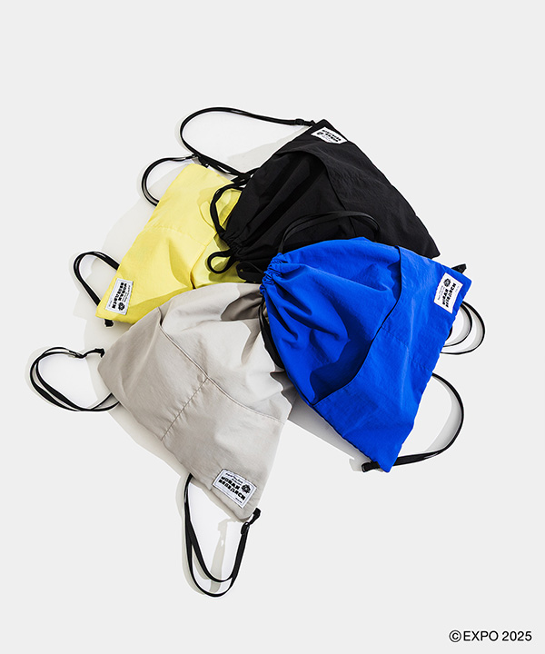 KNAPSACK。カラー展開はBLACK、BLUE、GRAY、YELLOWの全4色