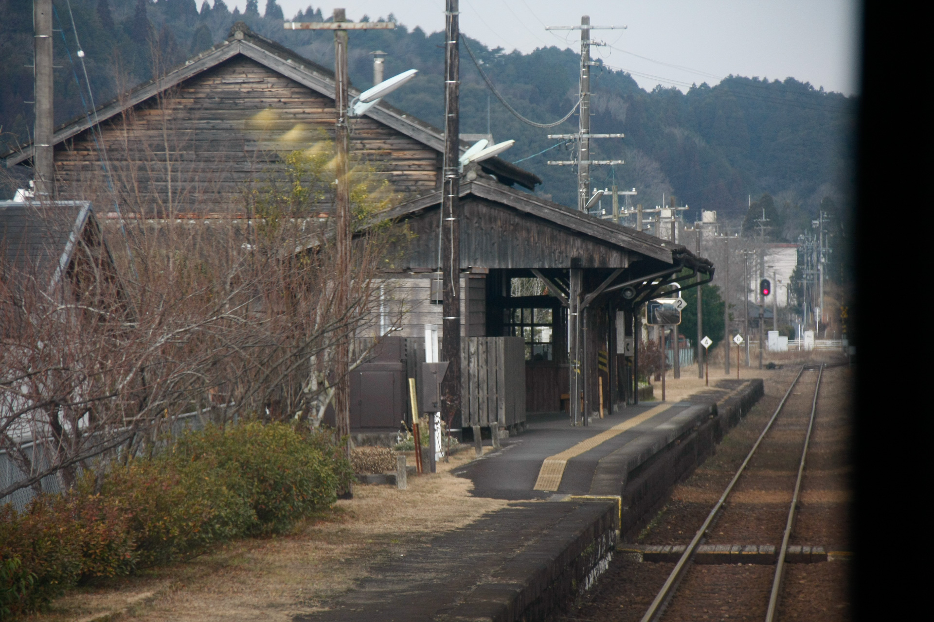 肥薩線の大隅横川駅