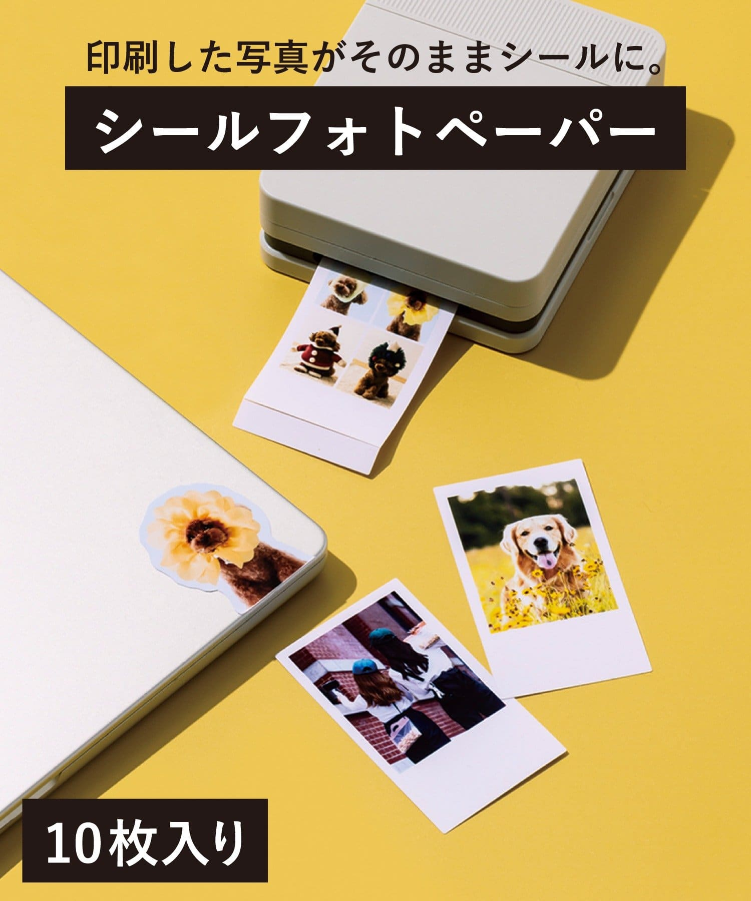 シールフォトペーパー（10枚入り880円）
