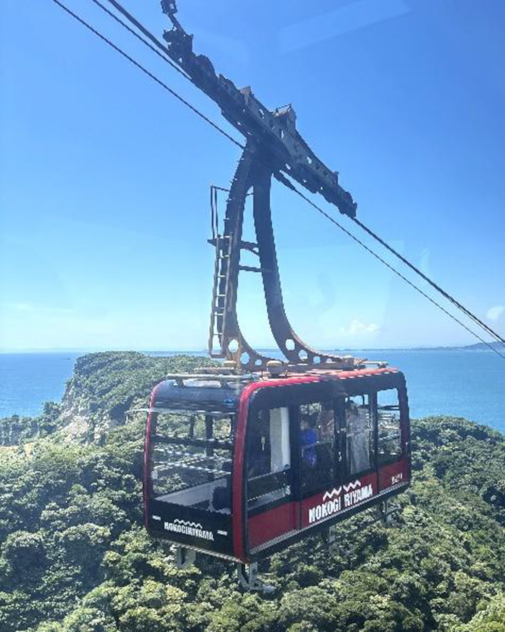 千葉県富津市で人気の絶景スポット「鋸山ロープウェー」