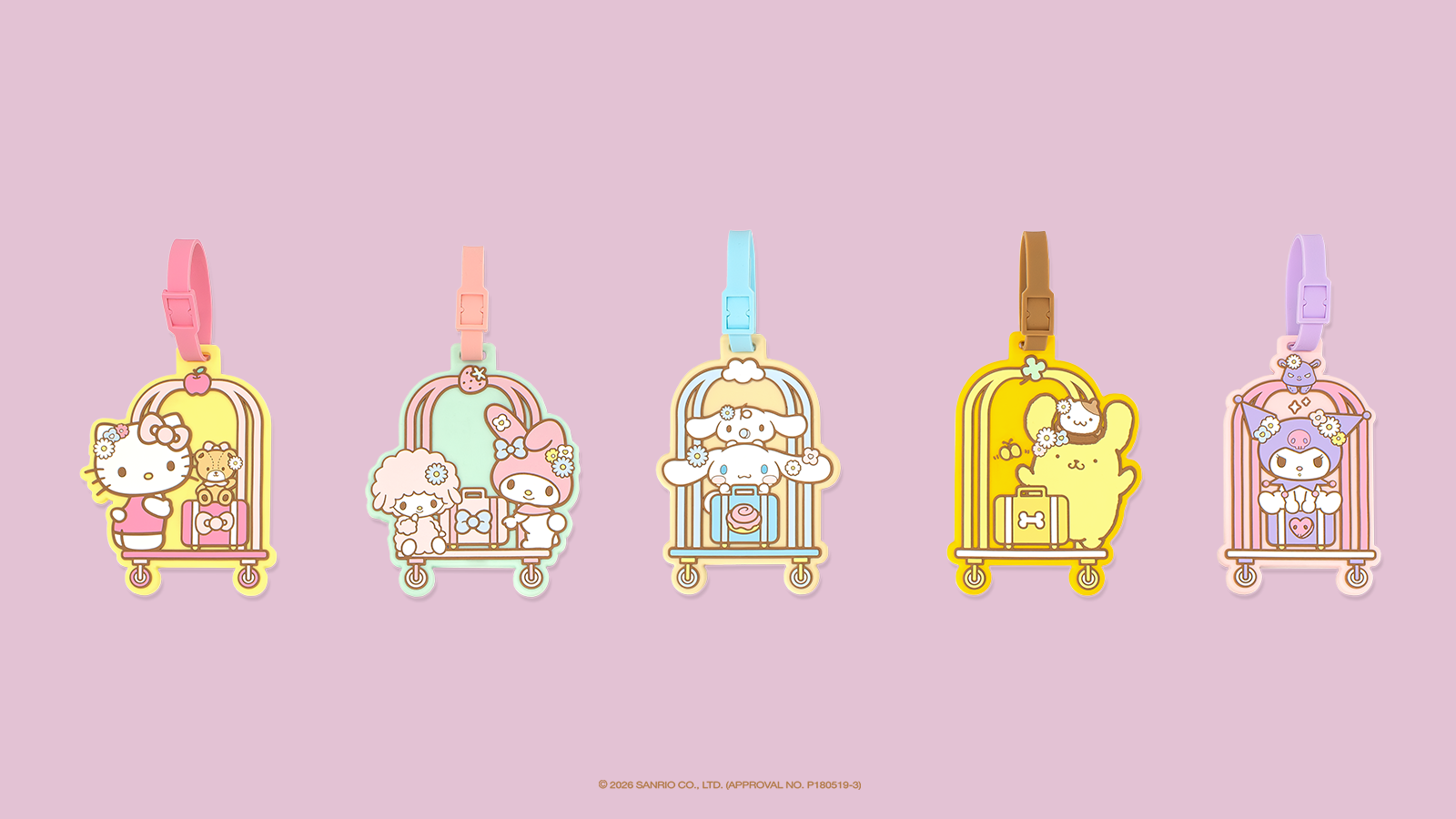 Hotel Floria Luggage Tag (5 designs, 2,640 yen each)