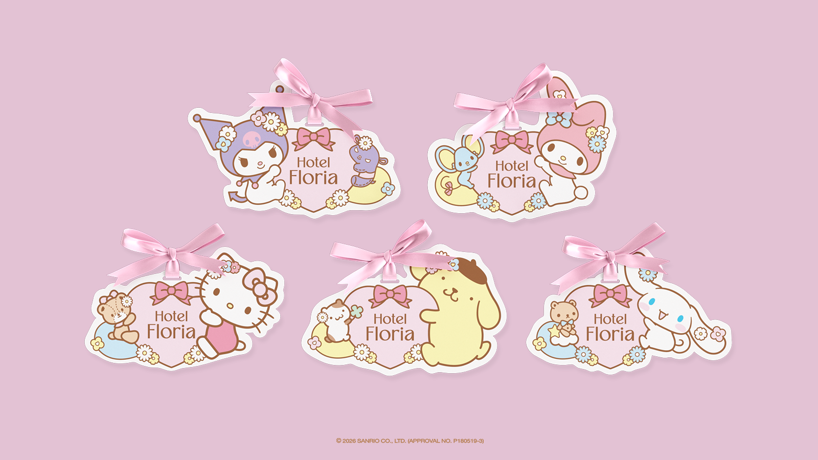 Hotel Floria Paper Air Freshener (5 types, 1,320 yen each)