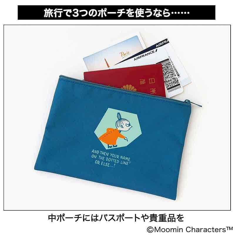 本日発売「ムーミン」夏色ポーチ3点セットが付録、InRed 8・9月合併号