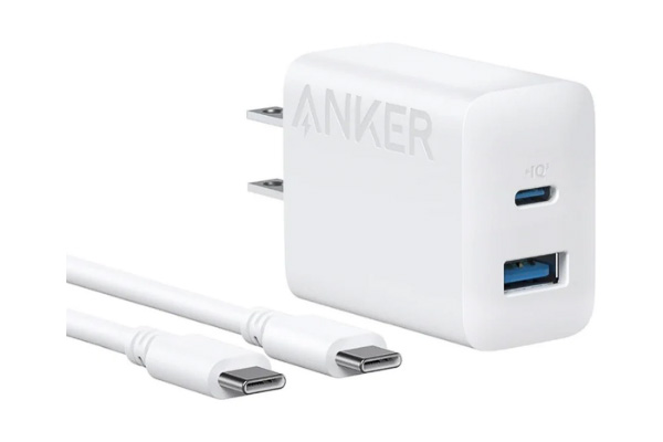 Anker Charger（20W, 2-Port）with USB-C & USB-Cケーブル