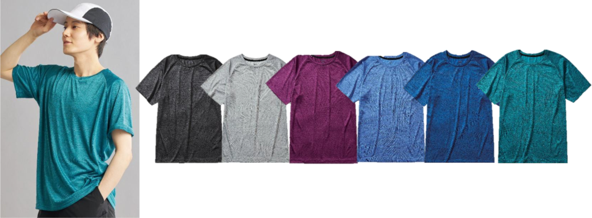 昨年累計80万枚以上を売り上げたヒット作「マッピングラグラン半袖Tシャツ」（580円）